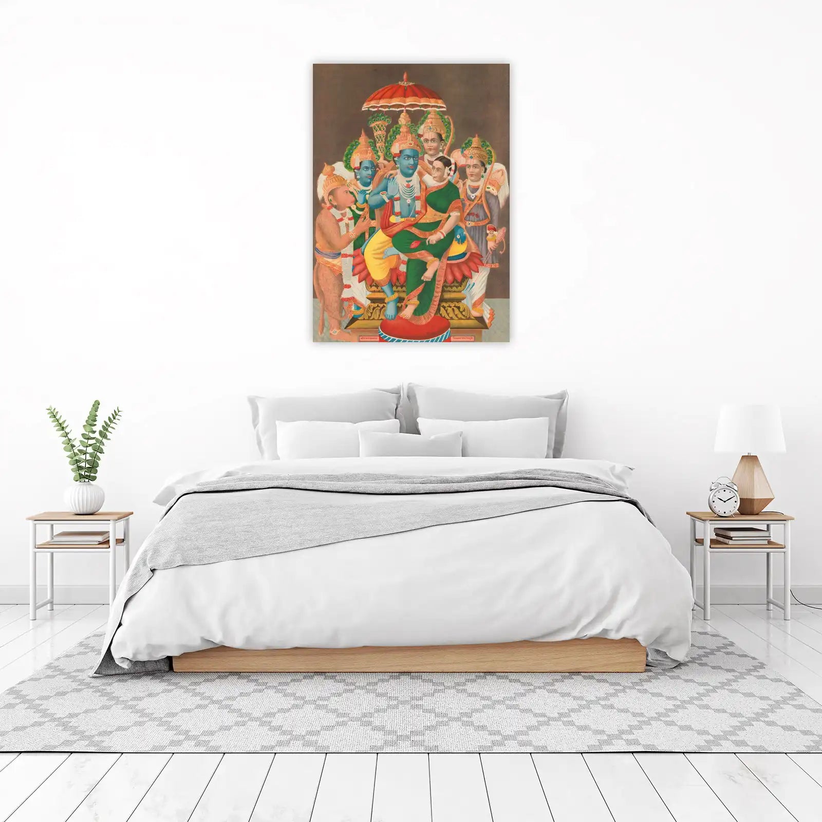 Lord Rama & Sita Majestic Court Wall Art
