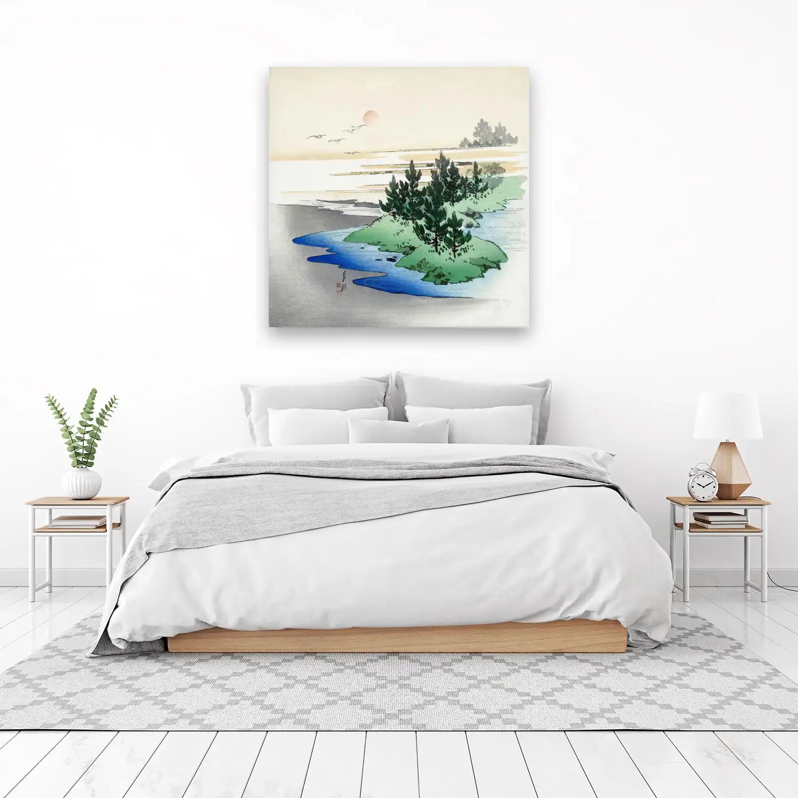 Serene Sunrise Landscape Wall Art