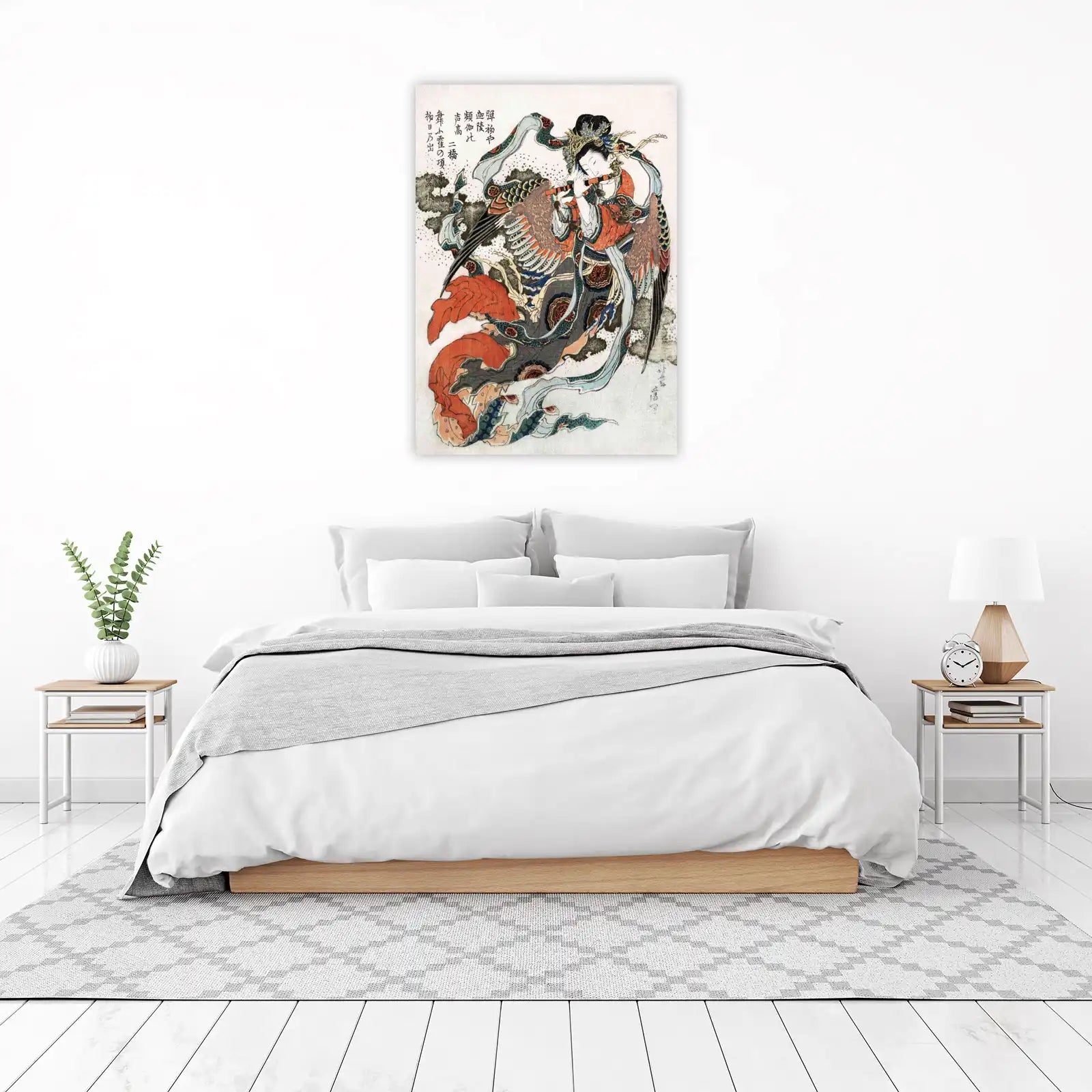 Enchanting Japanese Flutist Wall Art