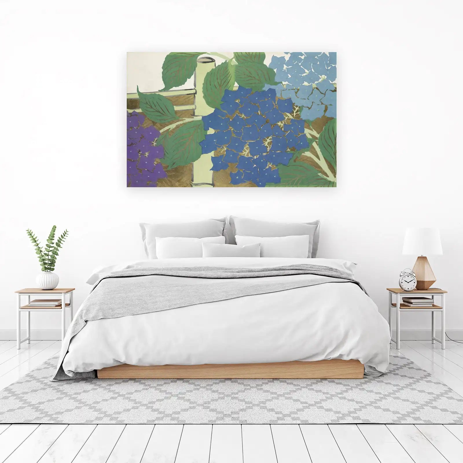 Vibrant Hydrangeas Wall Art Wall Art