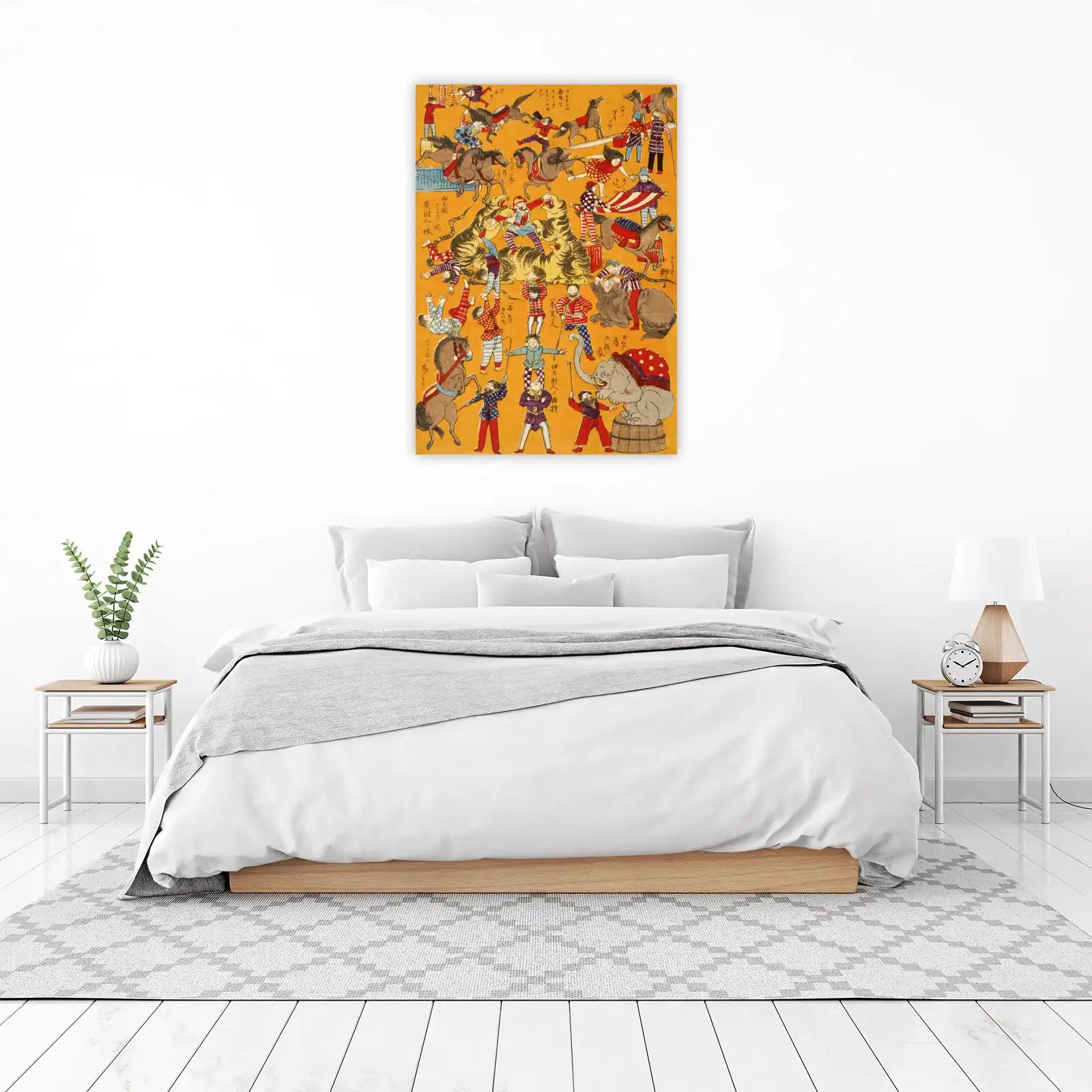 Vintage Circus Performers & Animals Wall Art