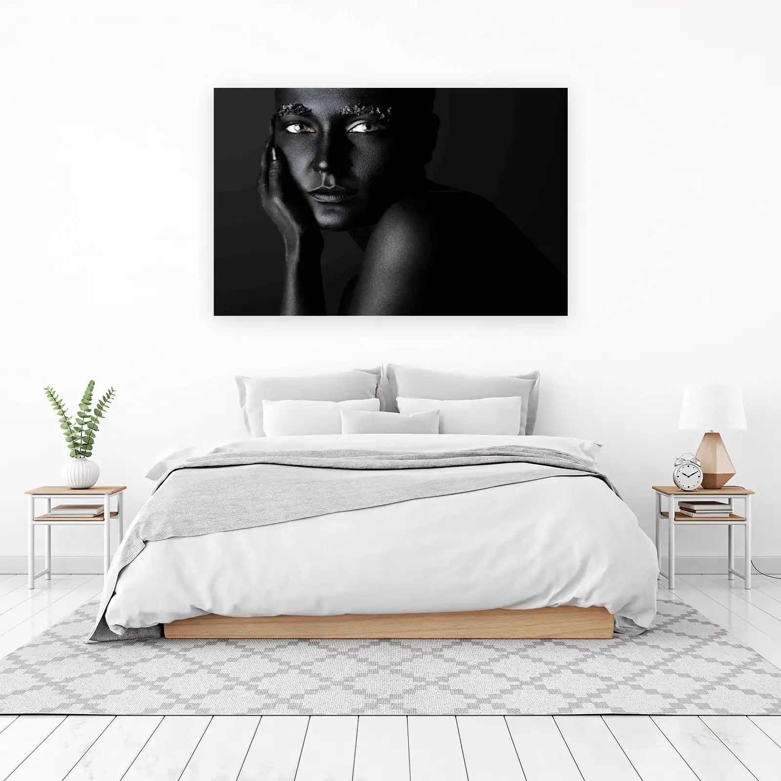 Mystic Black Face Luxury Wall Art Wall Art