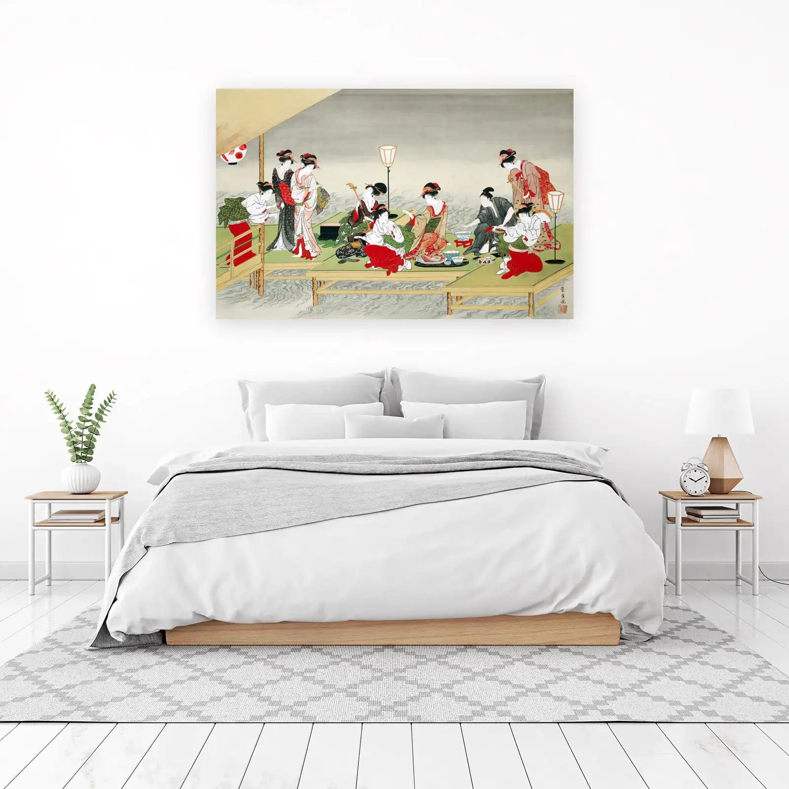 Ukiyo-e Geishas & Music Wall Art