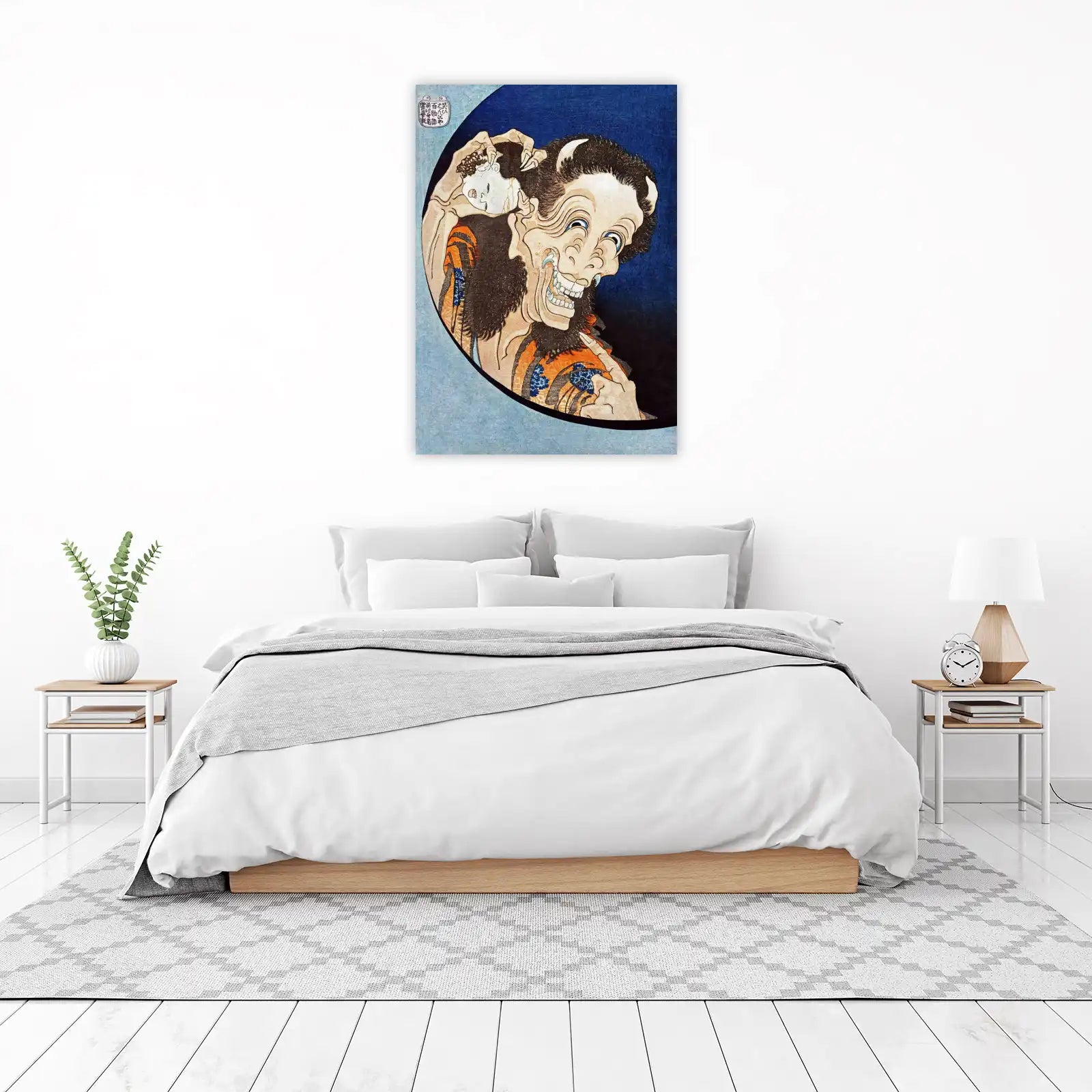 Gothic Oni Japanese Art Wall Art