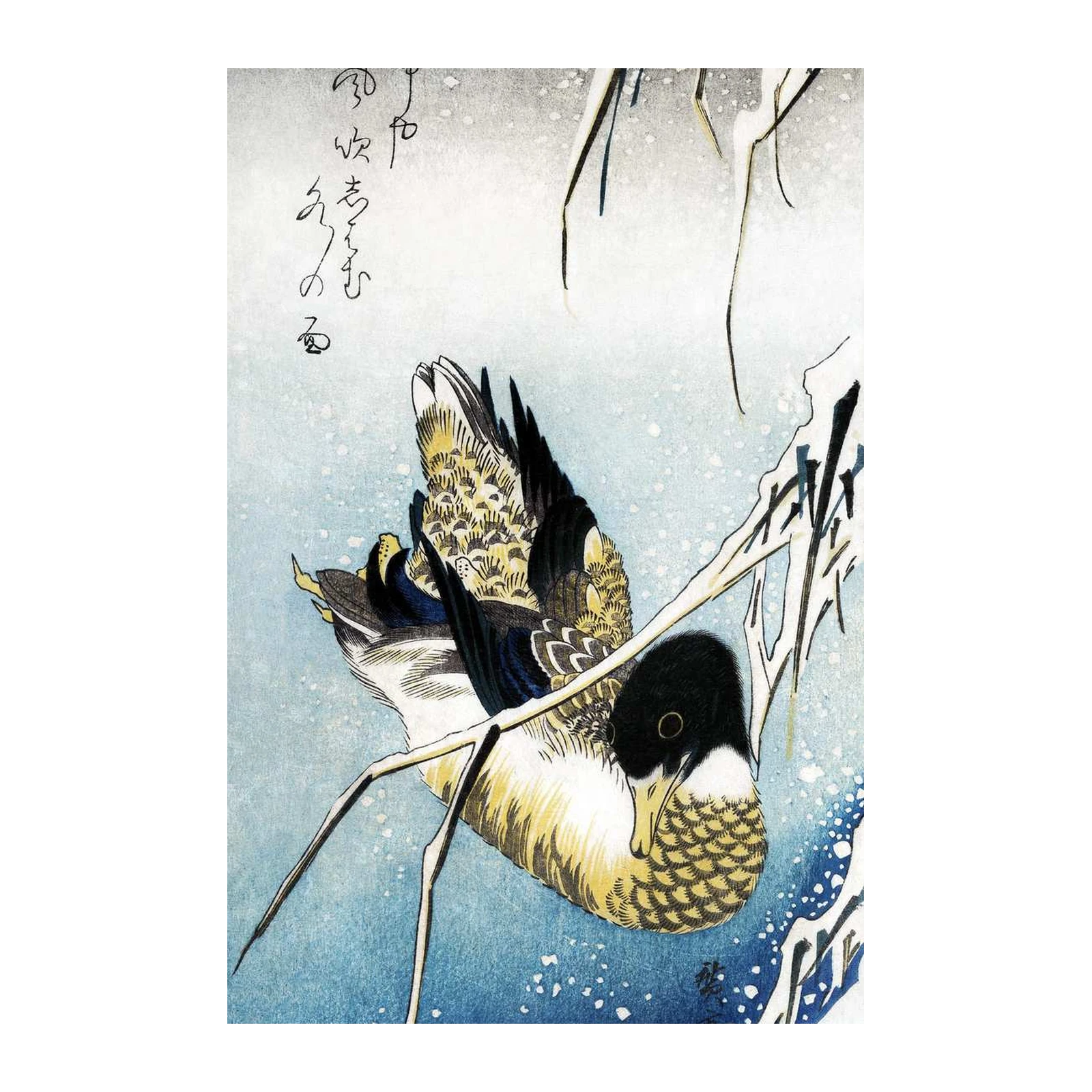 Serene Winter Duck Serenity Wall Art