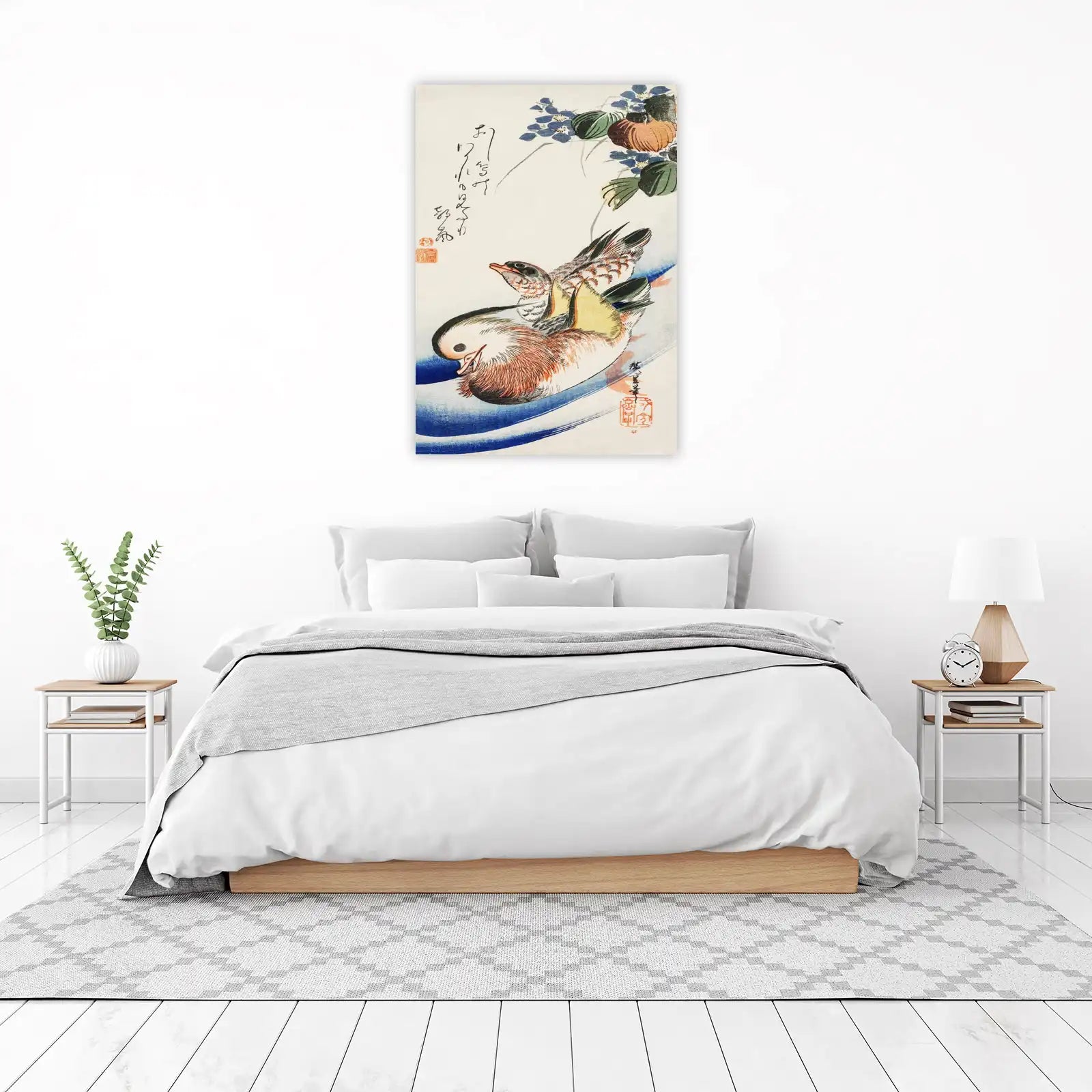 Mandarin Ducks Zen Art Wall Art