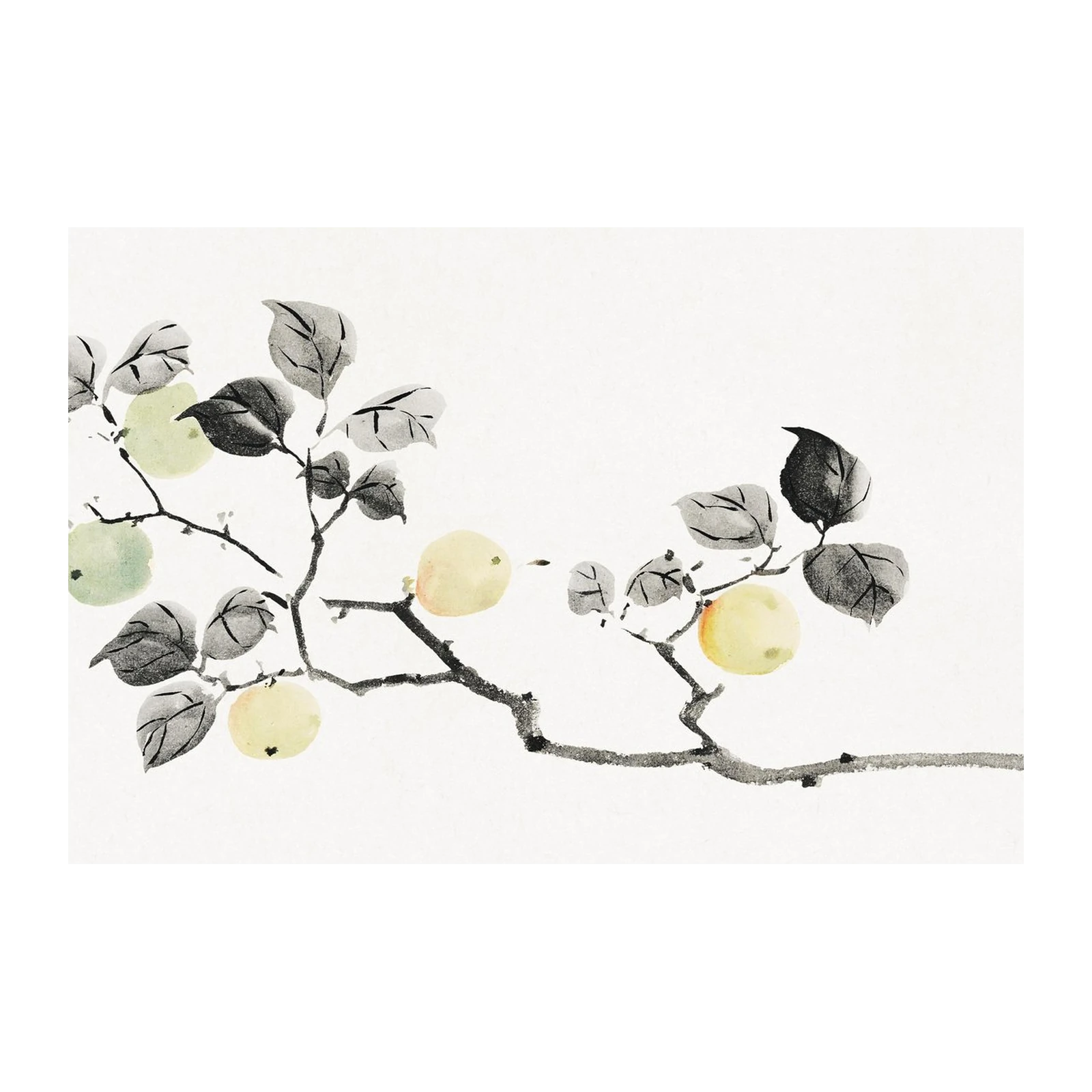 Serene Blossom & Fruit Branch Wall Art