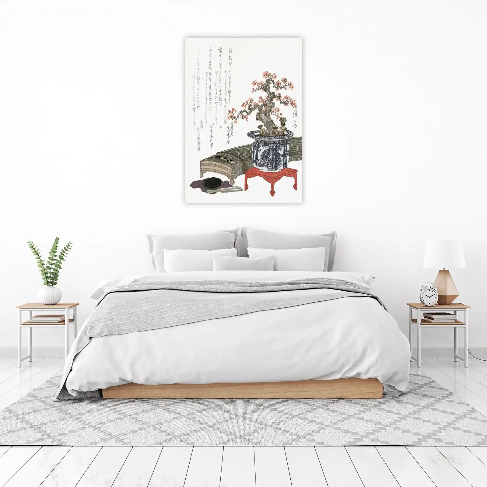 Bonsai Blossom Japanese Art Wall Art