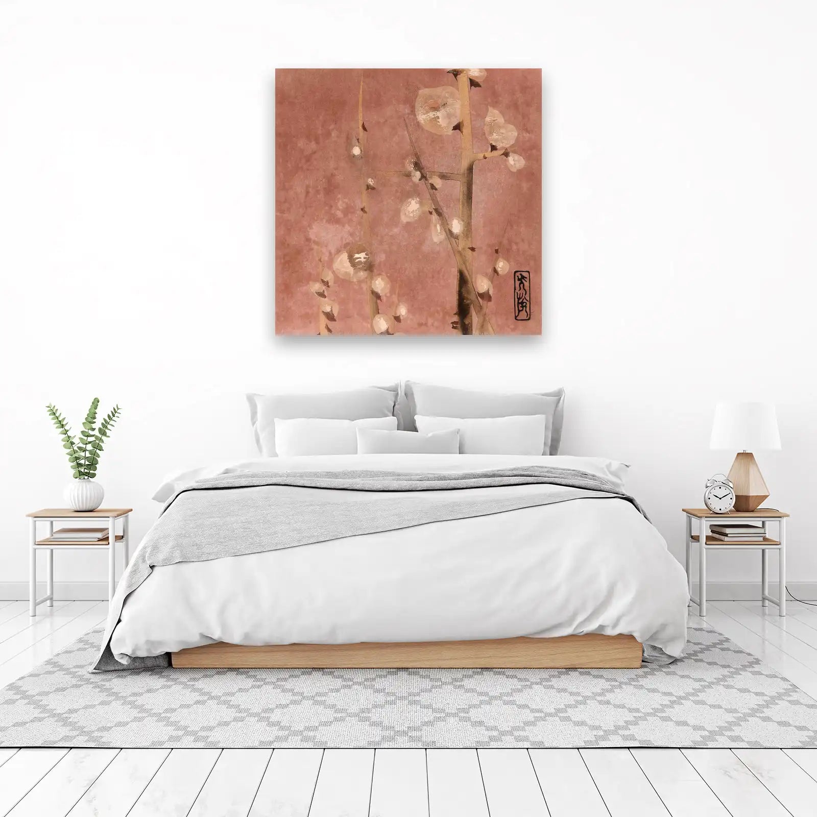 Serene Blossom Branches Wall Art