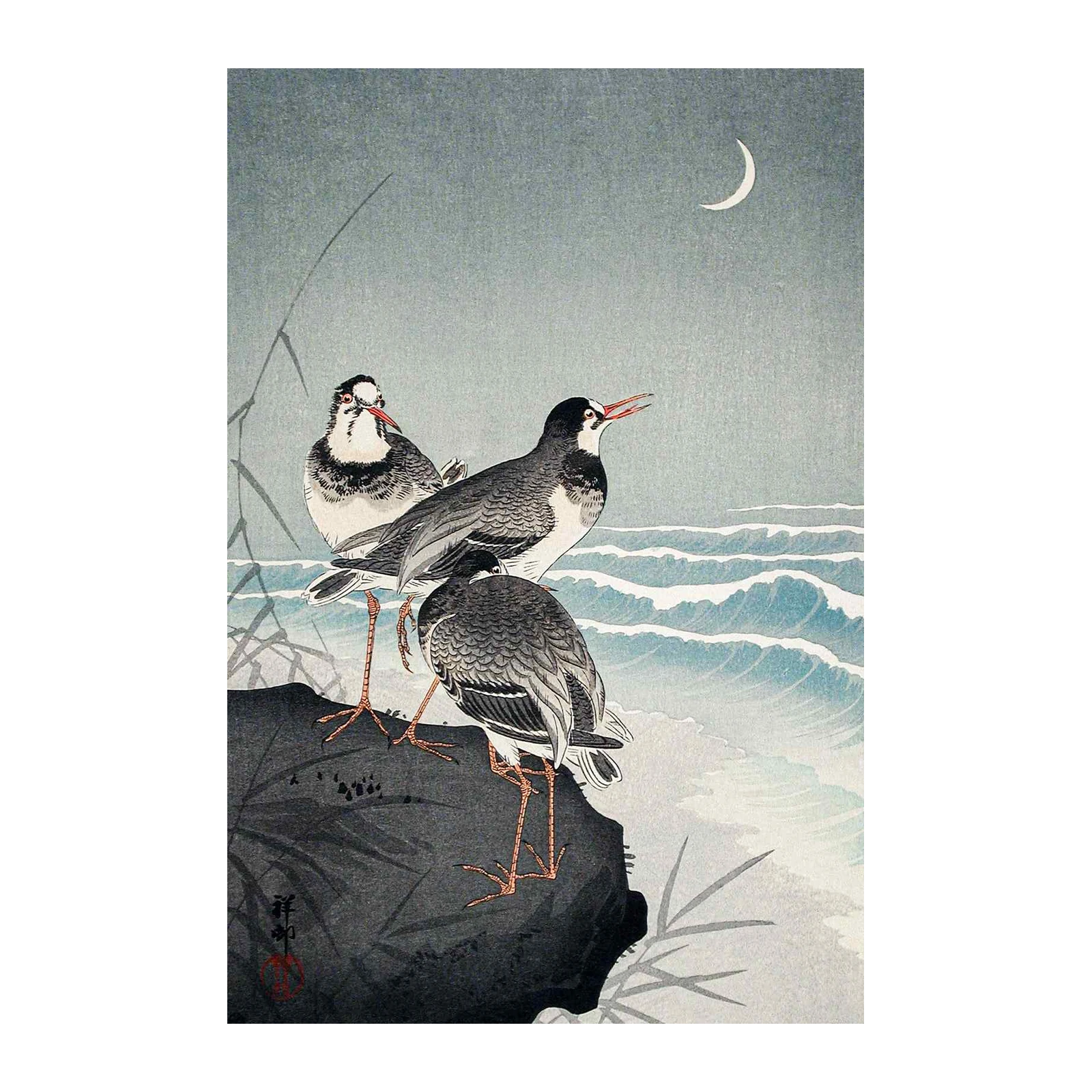 Tranquil Birds by the Sea Wall Art