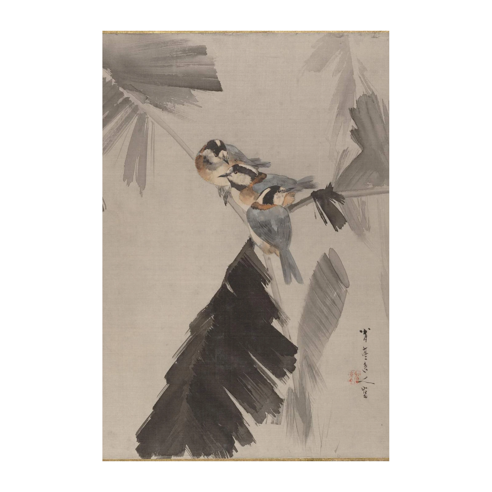 Serene Birds Watercolor Wall Art
