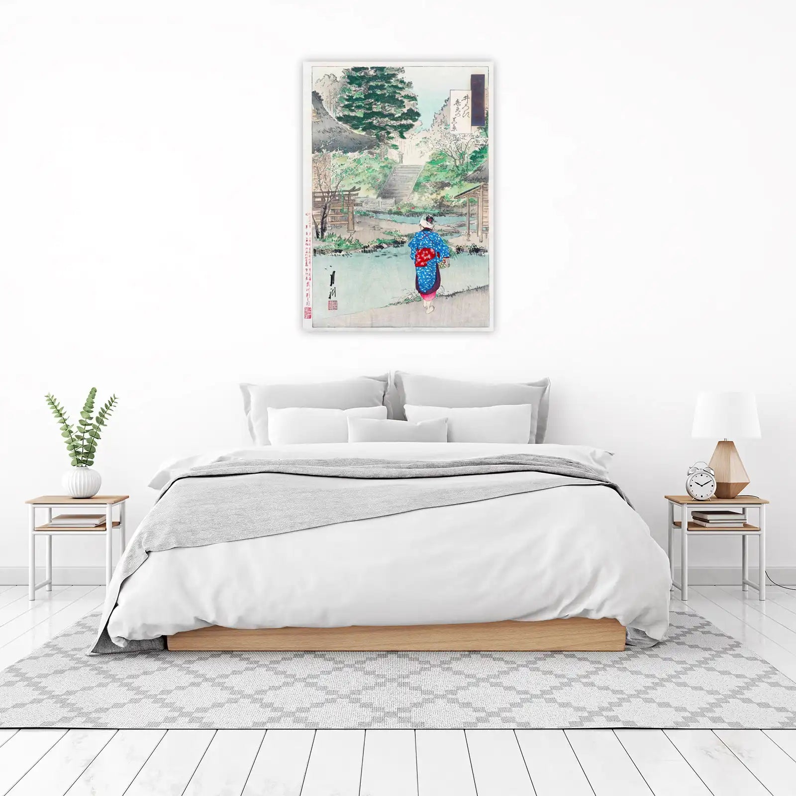 Tranquil Japanese Garden Wanderer Wall Art