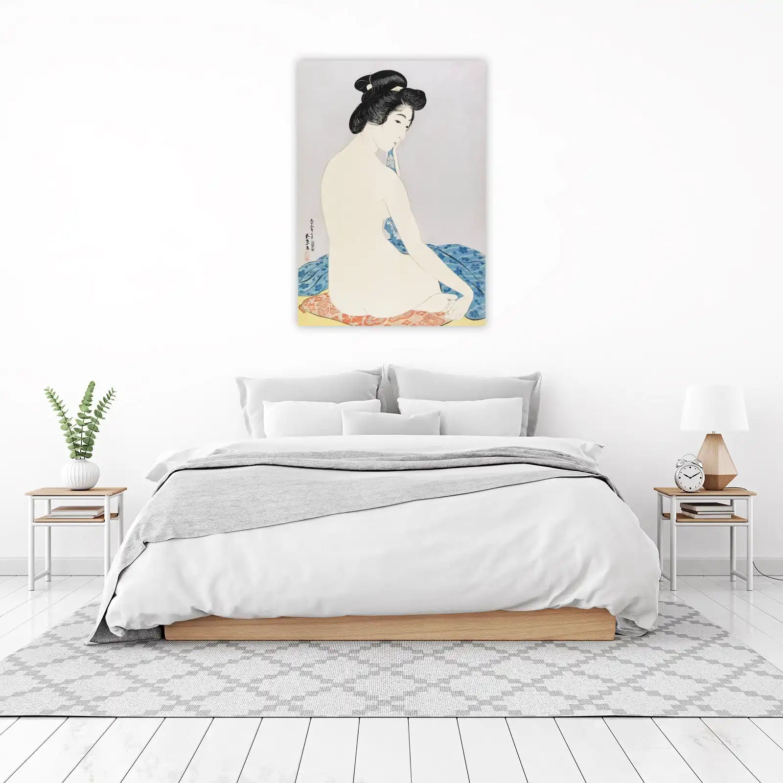 Elegant Japanese Beauty Nude Wall Art