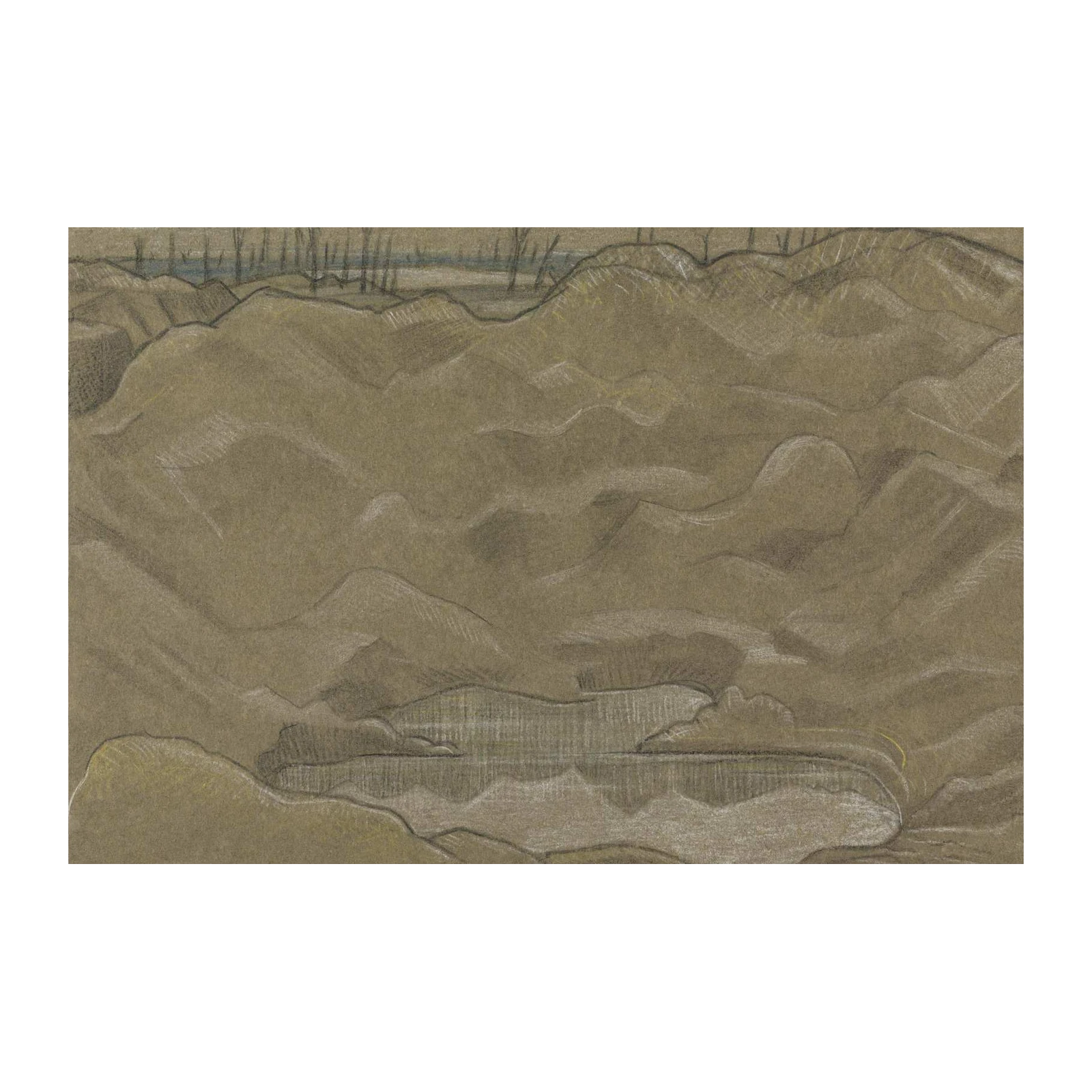 Abstract Landscape Study Wall Art