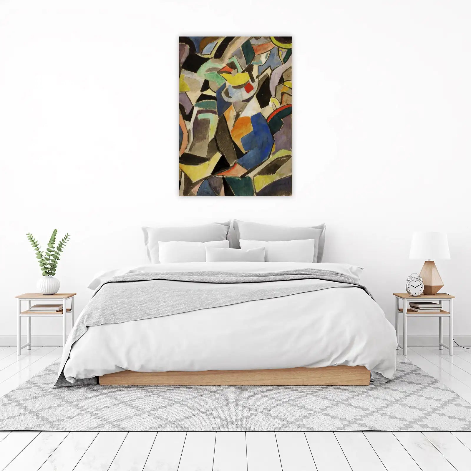 Abstract Geometric Composition Wall Art