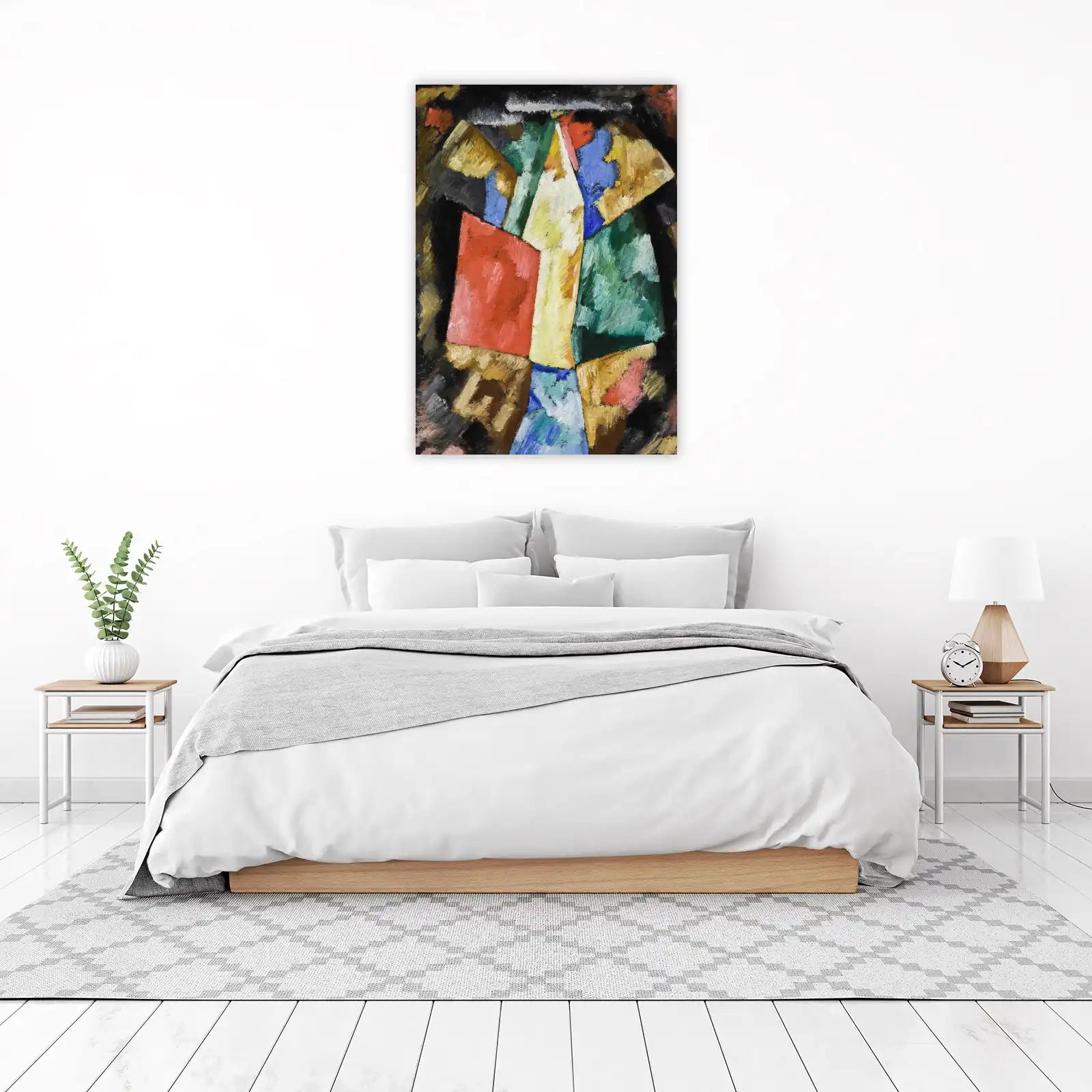 Abstract Geometric Energy Wall Art