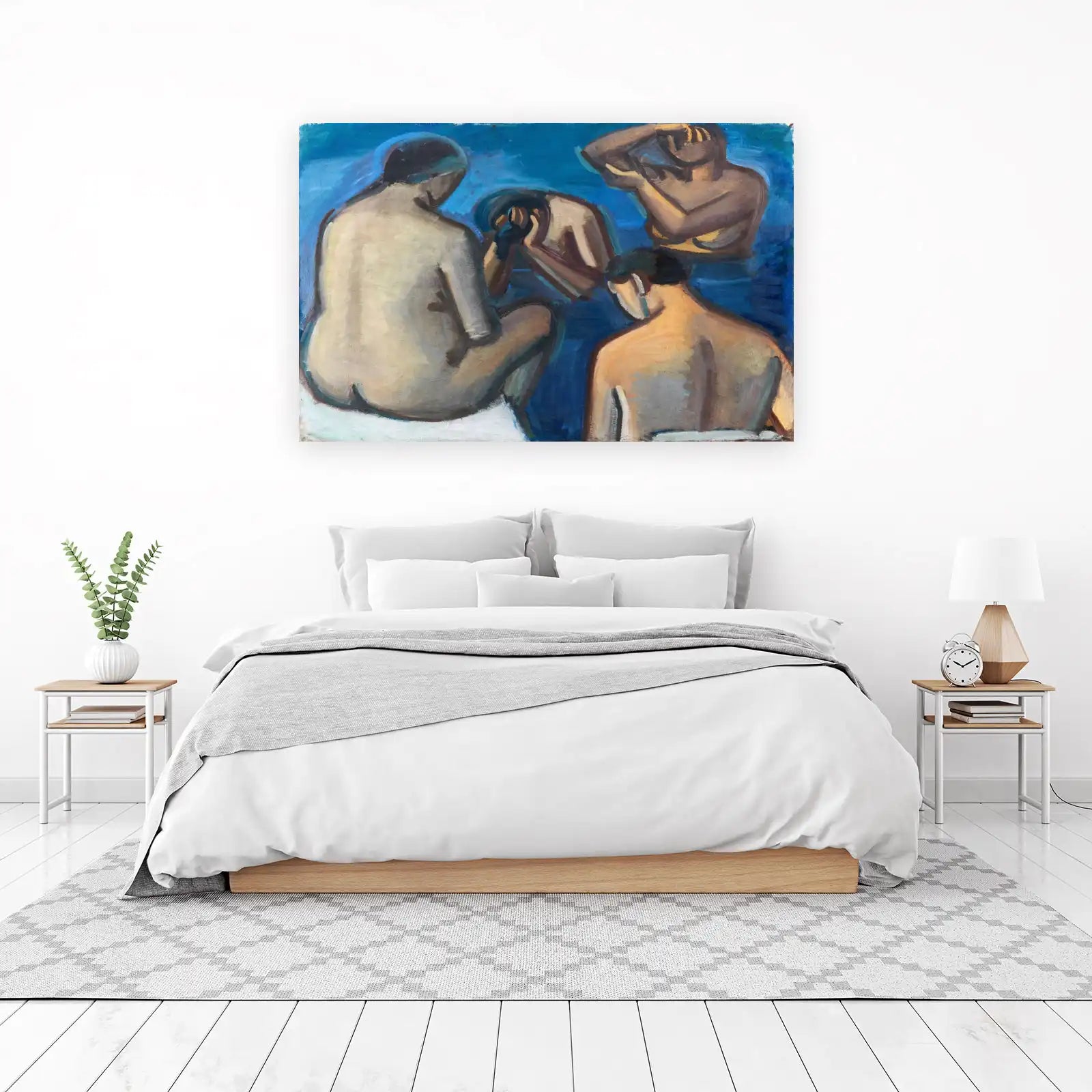Figurative Nude Gathering Wall Art