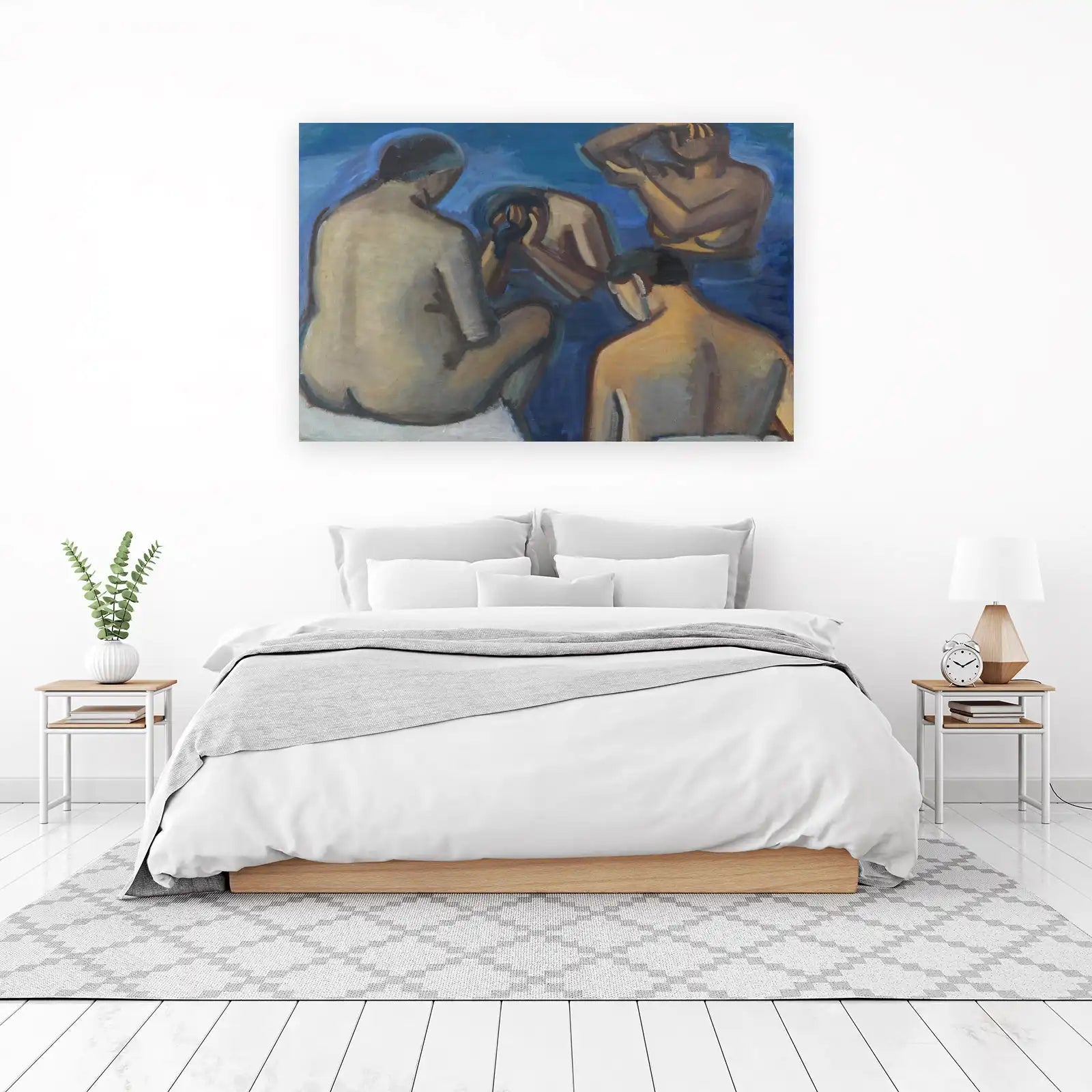 Figurative Nude Group Expressionist Wall Art