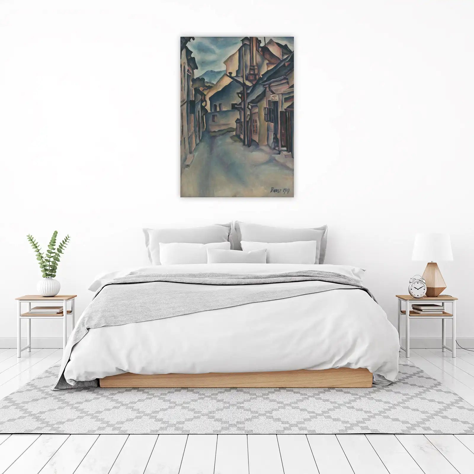 Vintage Street Scene 1927 Wall Art