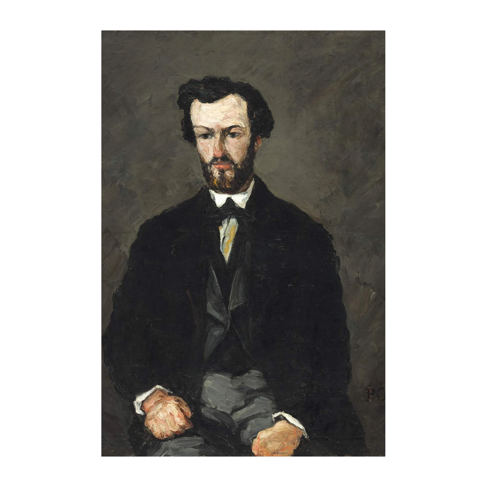 Distinguished Gentleman Portrait Wall Art