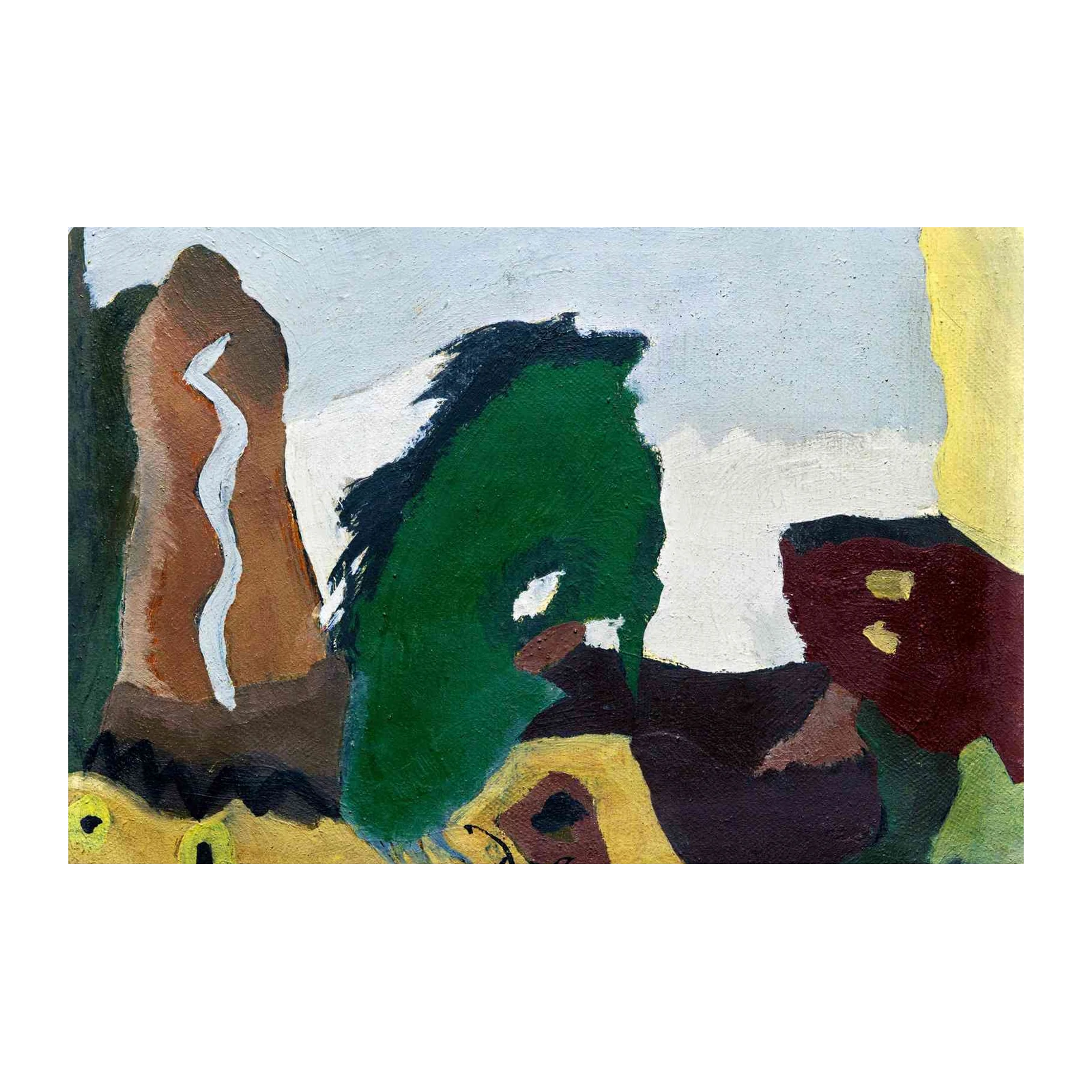 Vibrant Abstract Horse Wall Art - Modern Wall Art