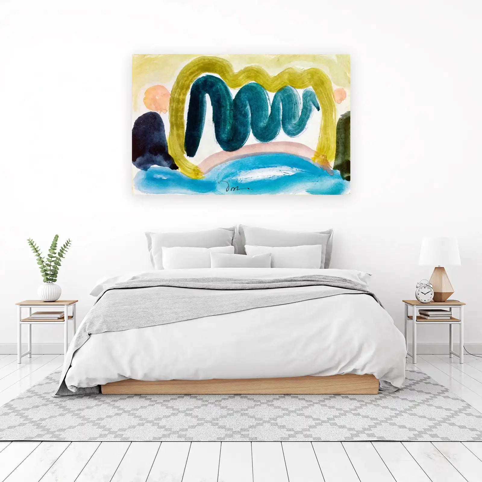 Abstract Wave Delight Wall Art