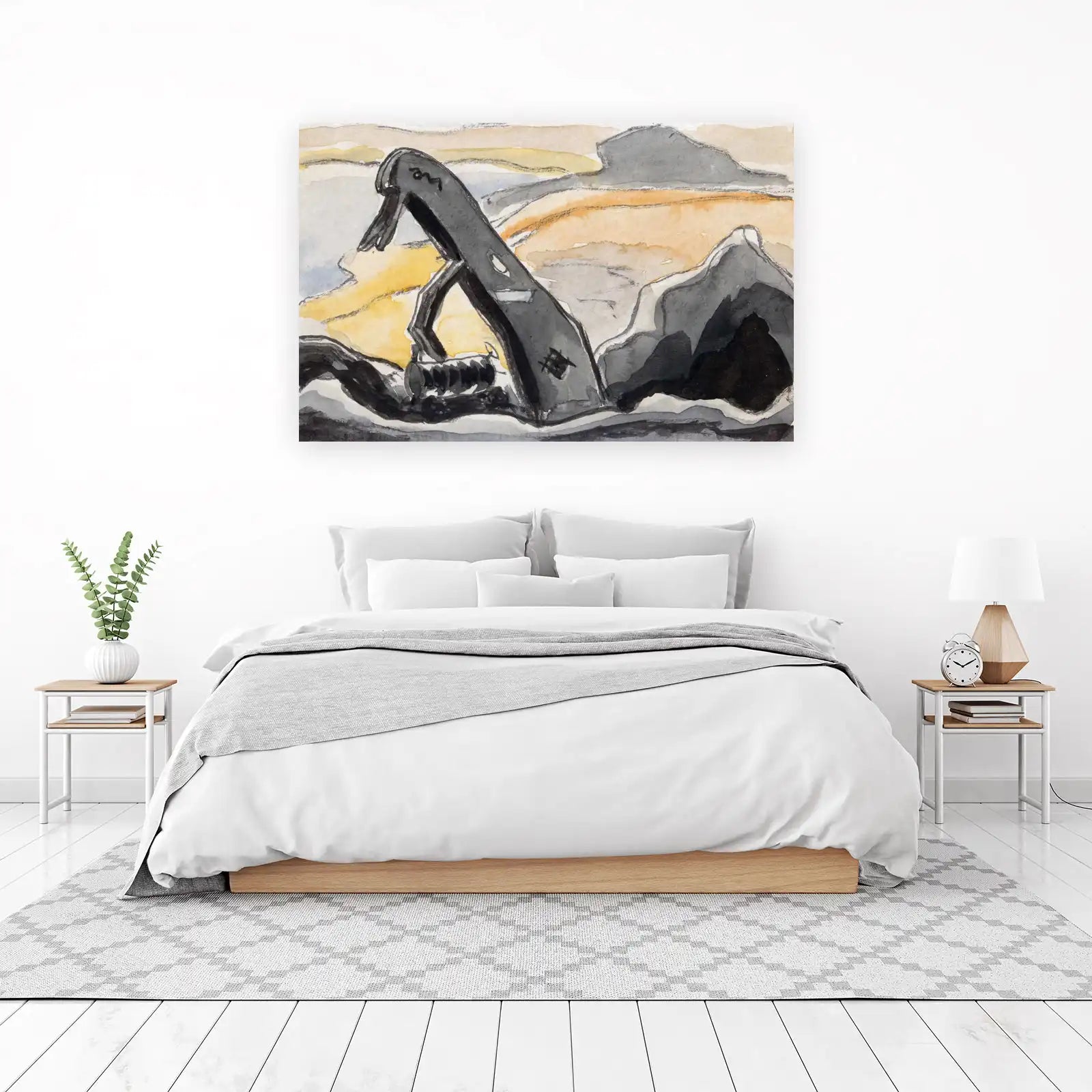 Abstract Industrial Machine Wall Art