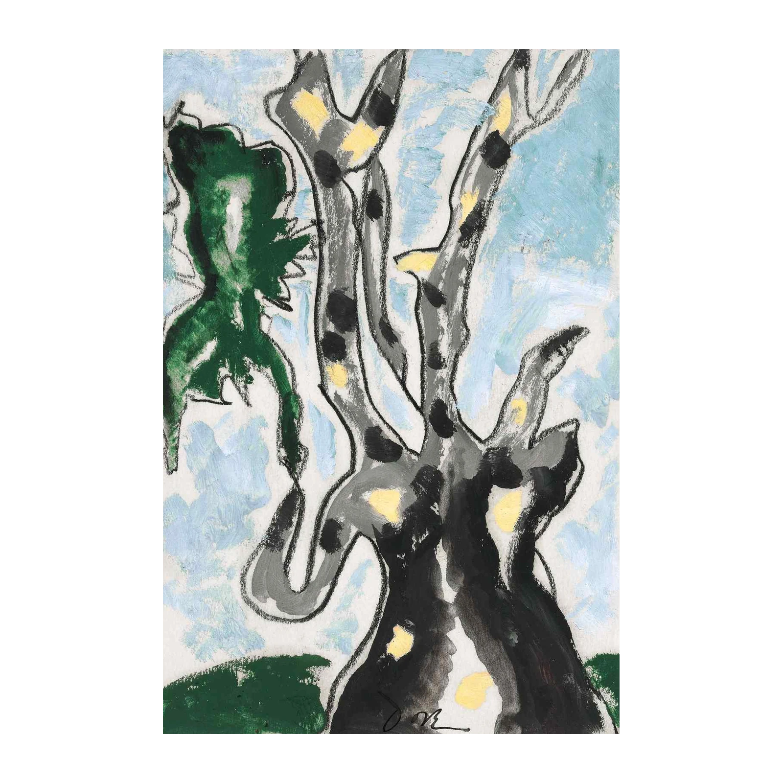 Abstract Tree Nature Modern Art Wall Art