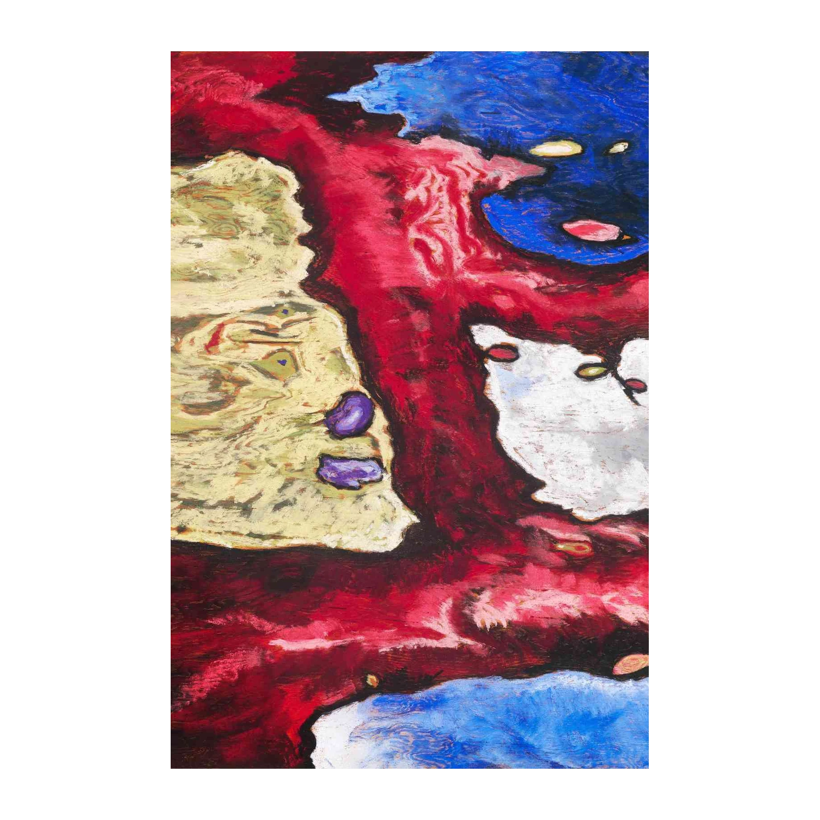 Vibrant Abstract Expressionism Wall Art