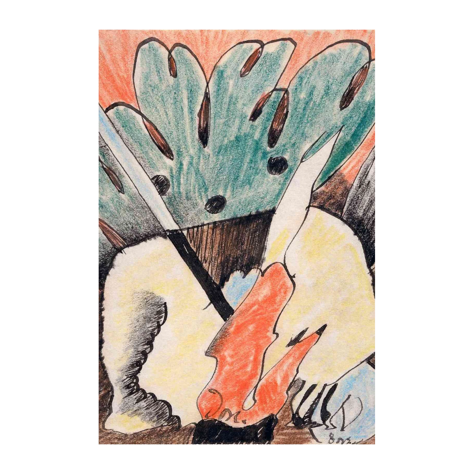 Abstract Floral & Organic Shapes Wall Art