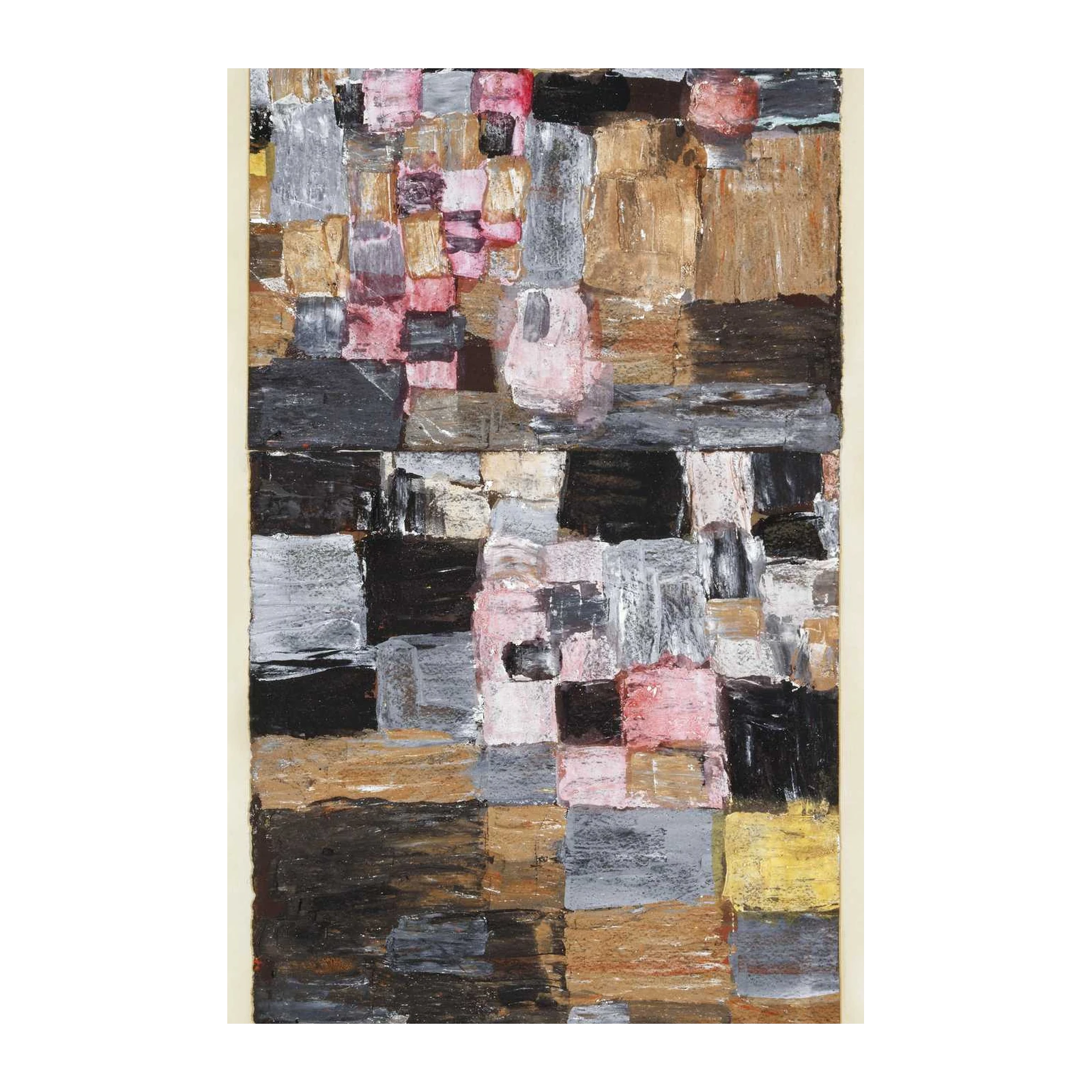 Textured Abstract Geometric Wall Art