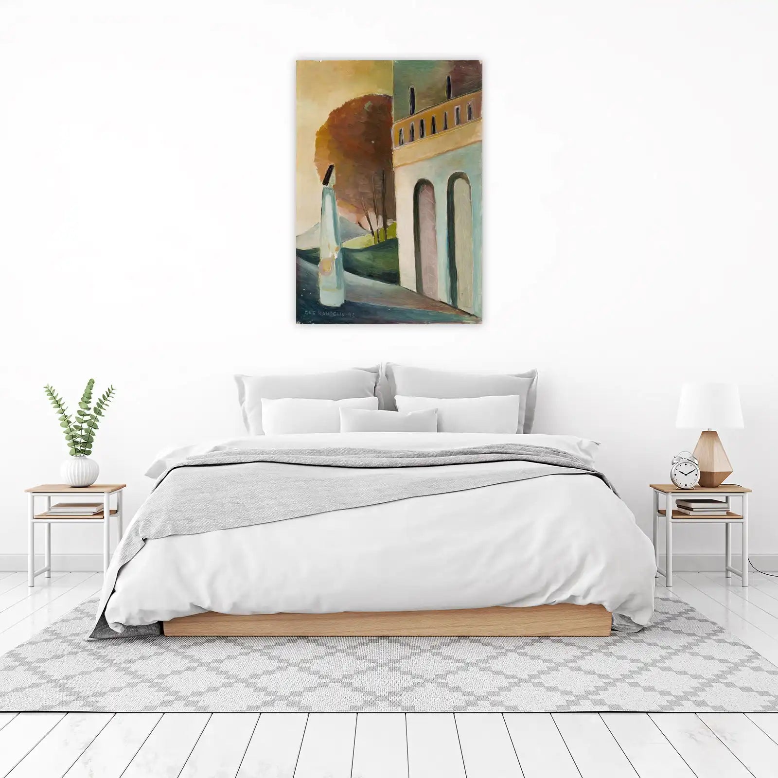 Modern Solitude Vintage Wall Art Wall Art