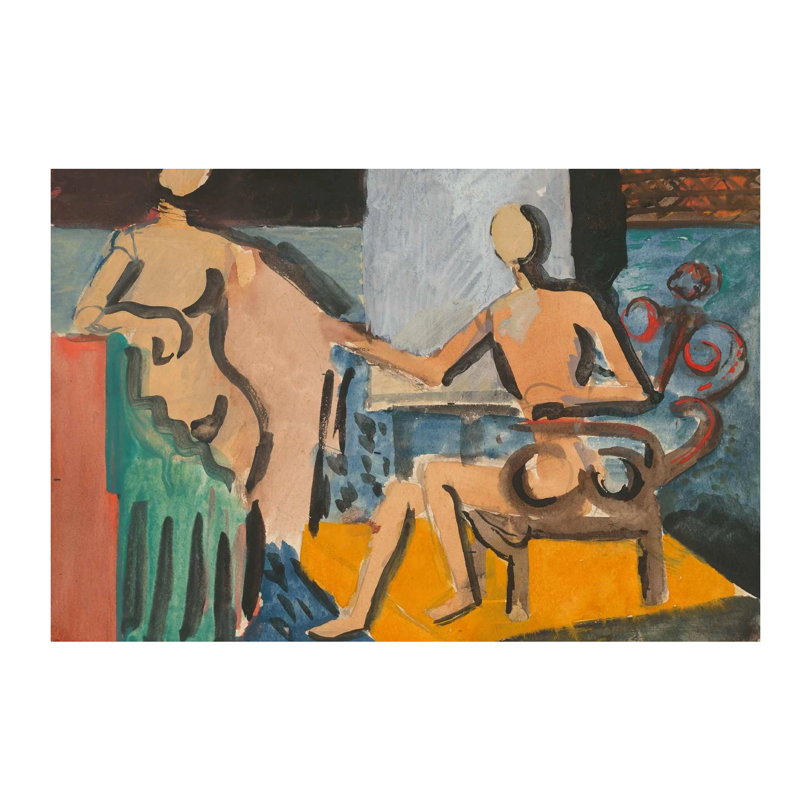 Figurative Nude Study Wall Art