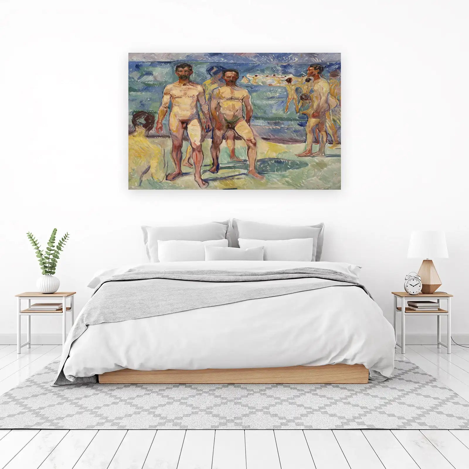 Bathers on the Beach Edvard Munch Wall Art