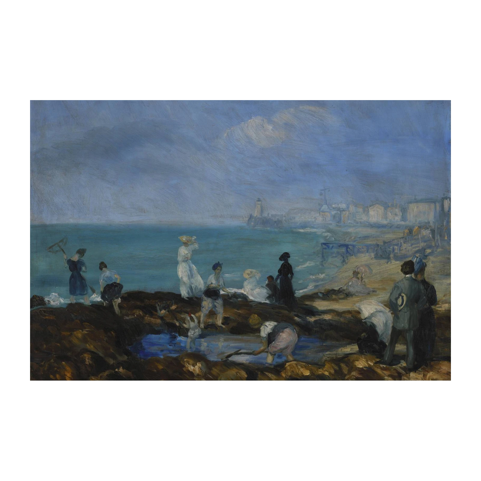 Seaside Leisure Impressionist Wall Art