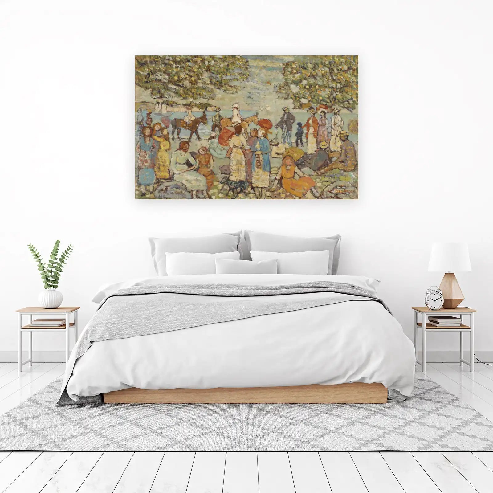 Impressionist Picnic Scene Wall Art