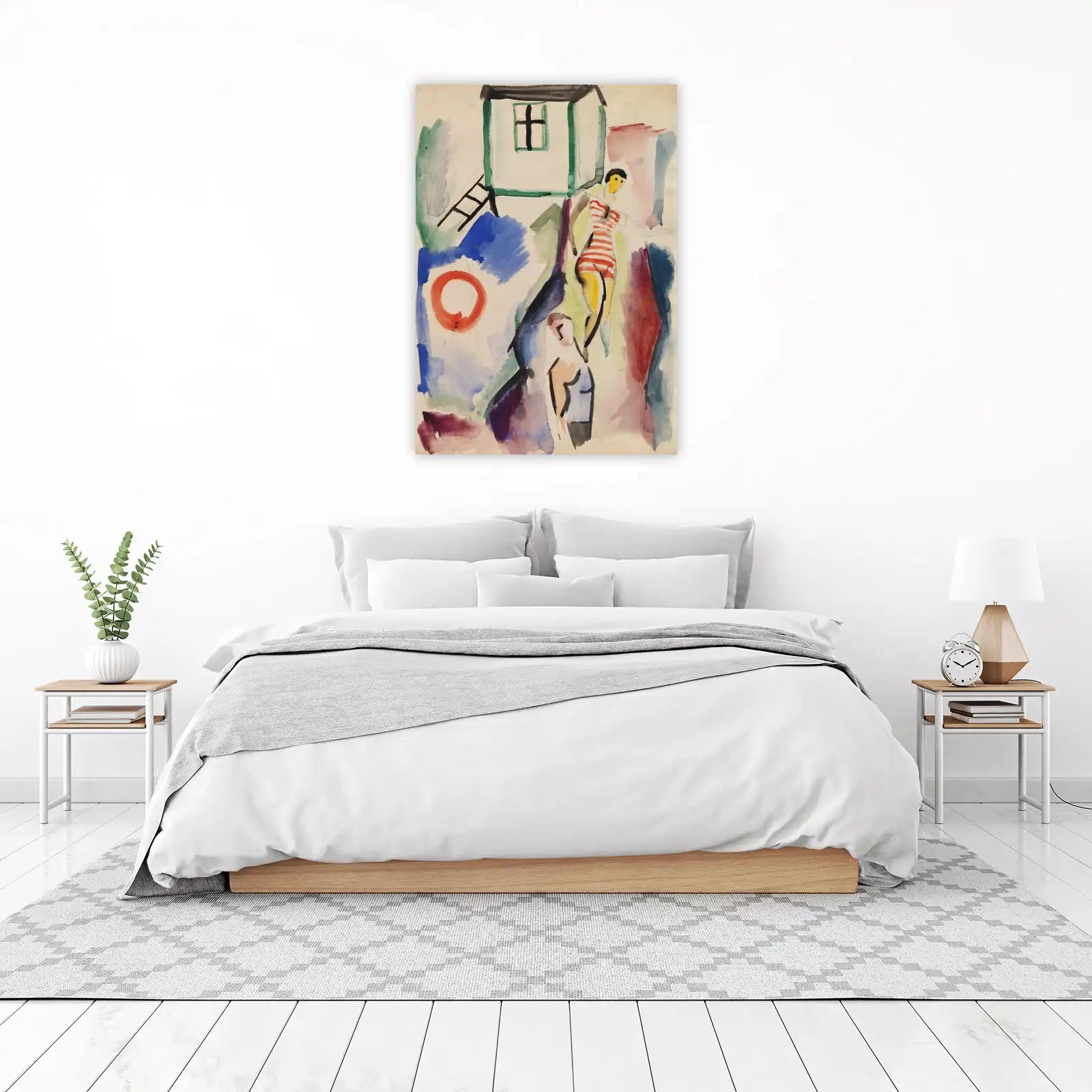 Expressive Beach Scene Wall Art
