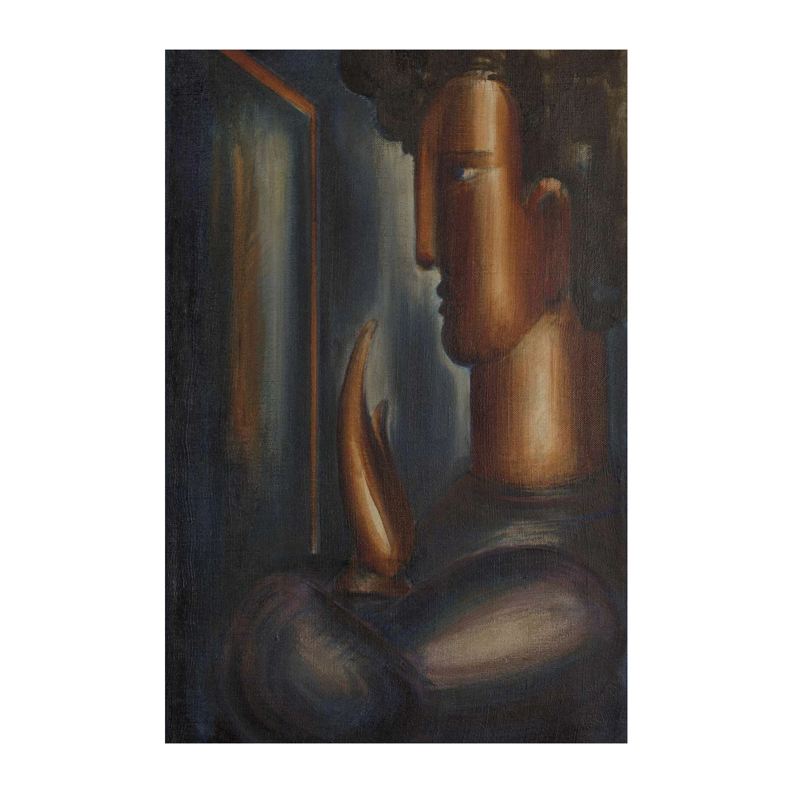 Mystic Portrait Abstract Figure Wall Art