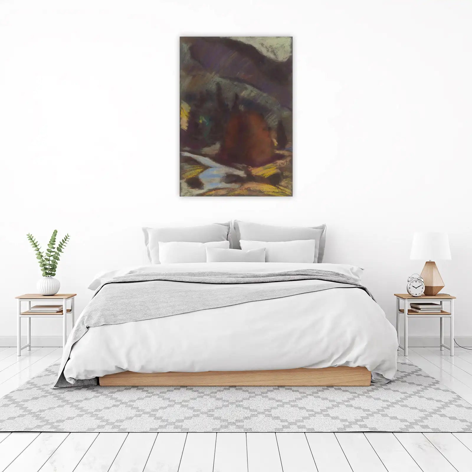 Abstract Landscape Pastel Wall Art