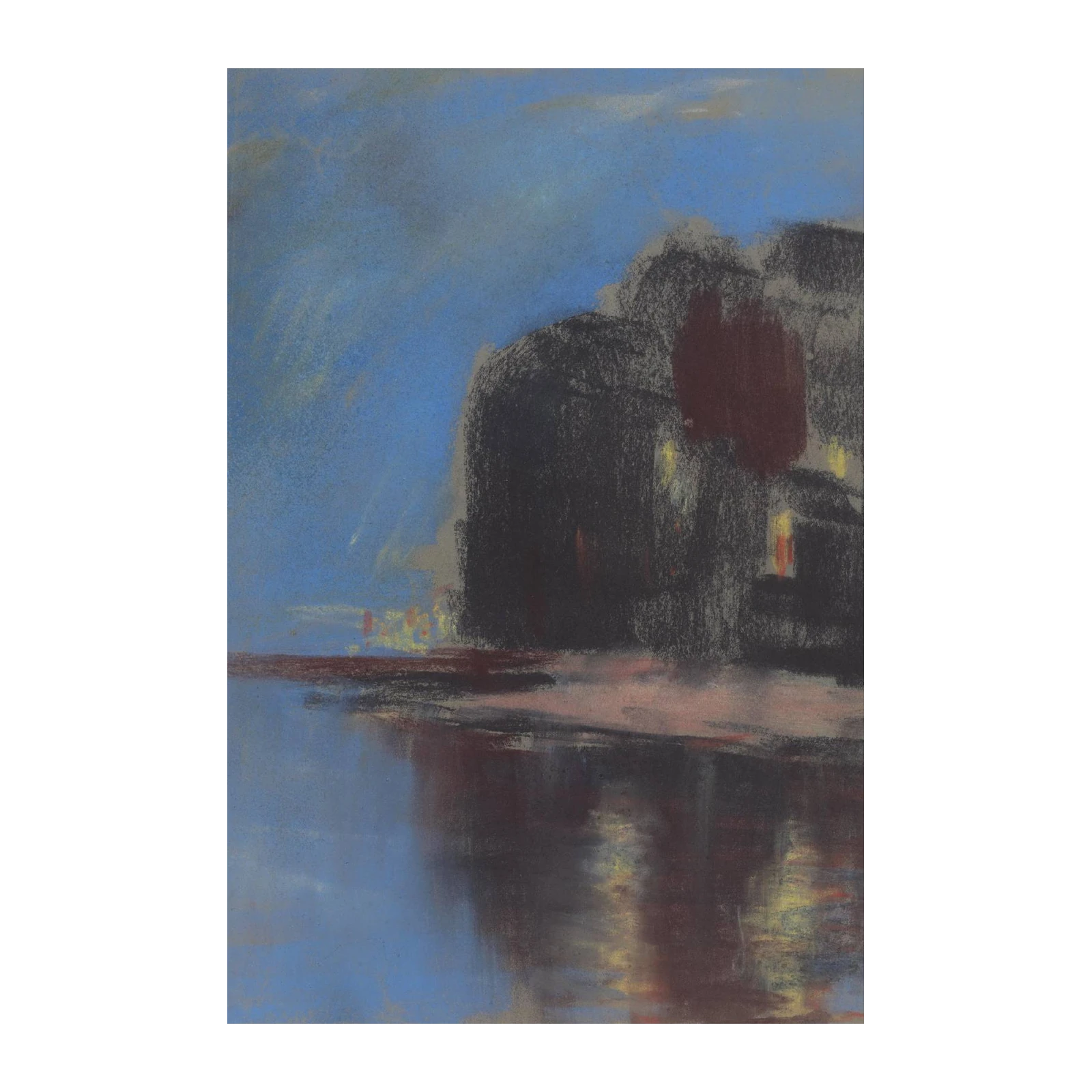 Serene Water Reflections Landscape Wall Art