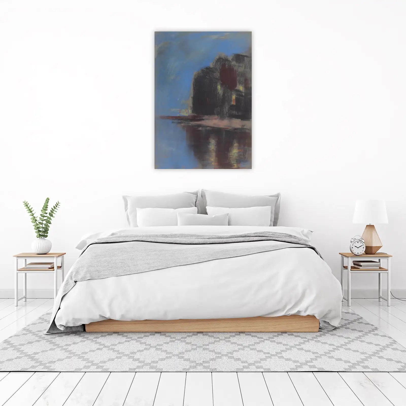 Serene Water Reflections Landscape Wall Art