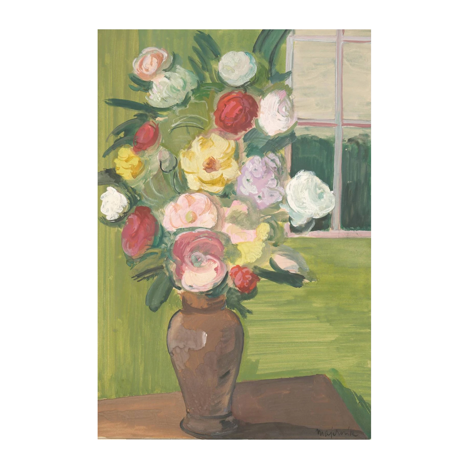 Vibrant Floral Still Life Wall Art