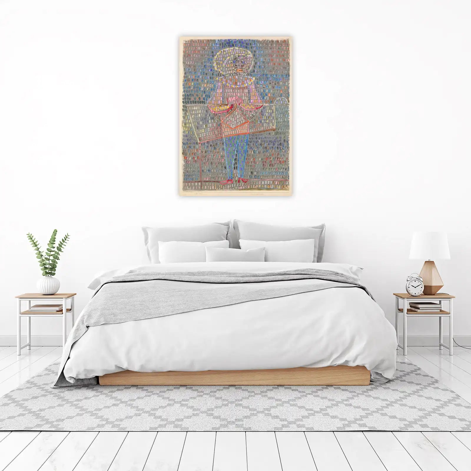 Whimsical Mosaic Figure Art Wall Art