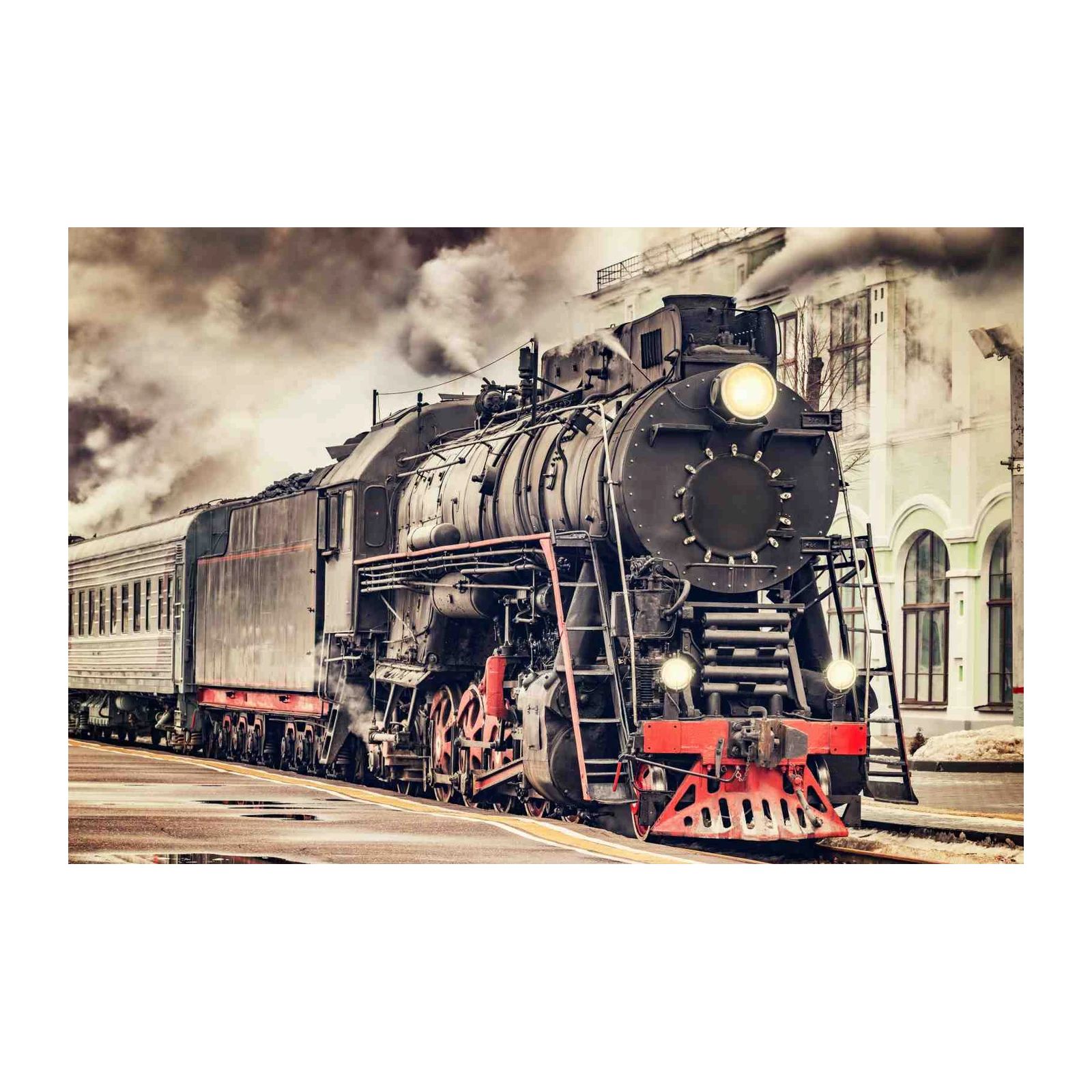 Vintage Steam Train Adventure Wall Art