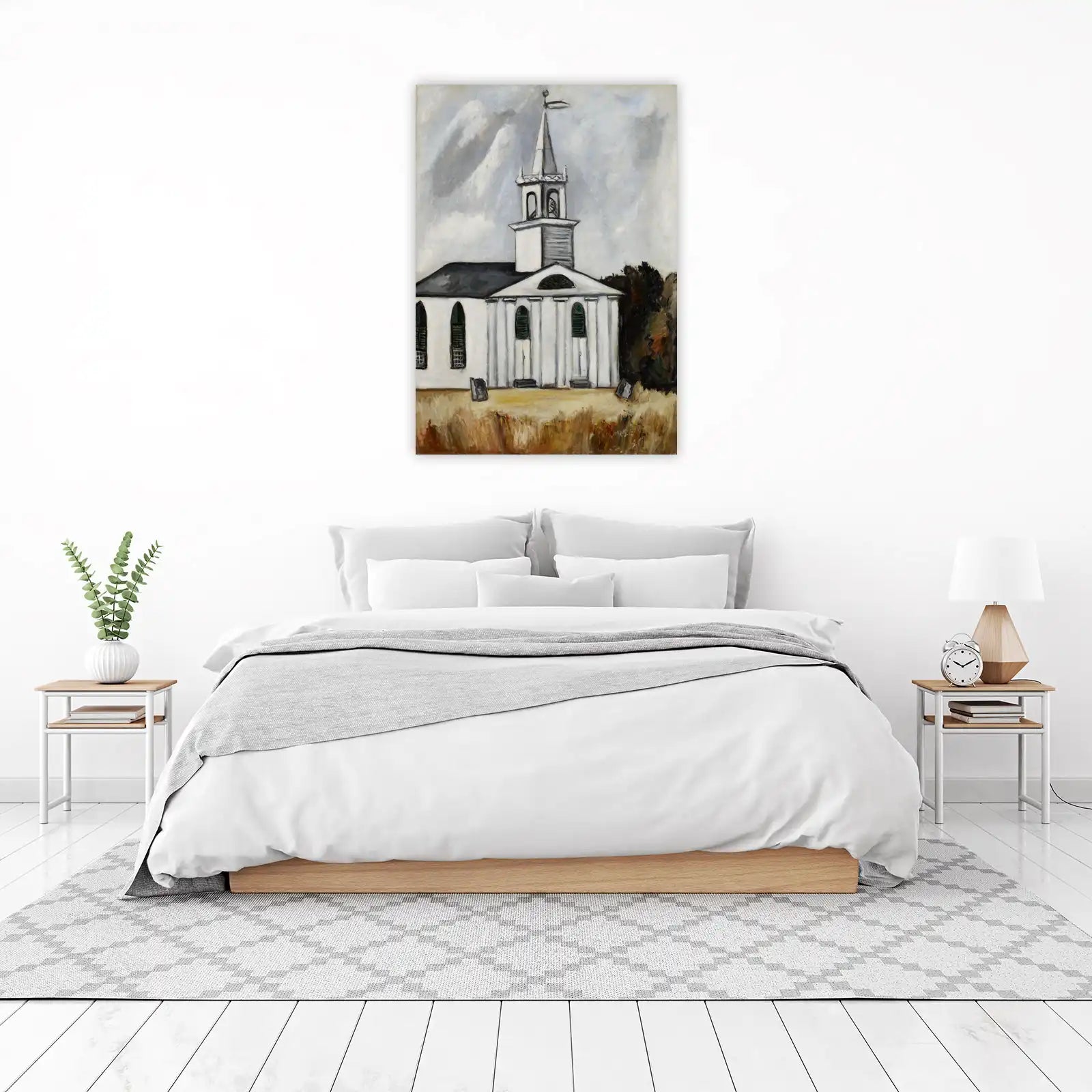 Historic Church Bell Tower Wall Art