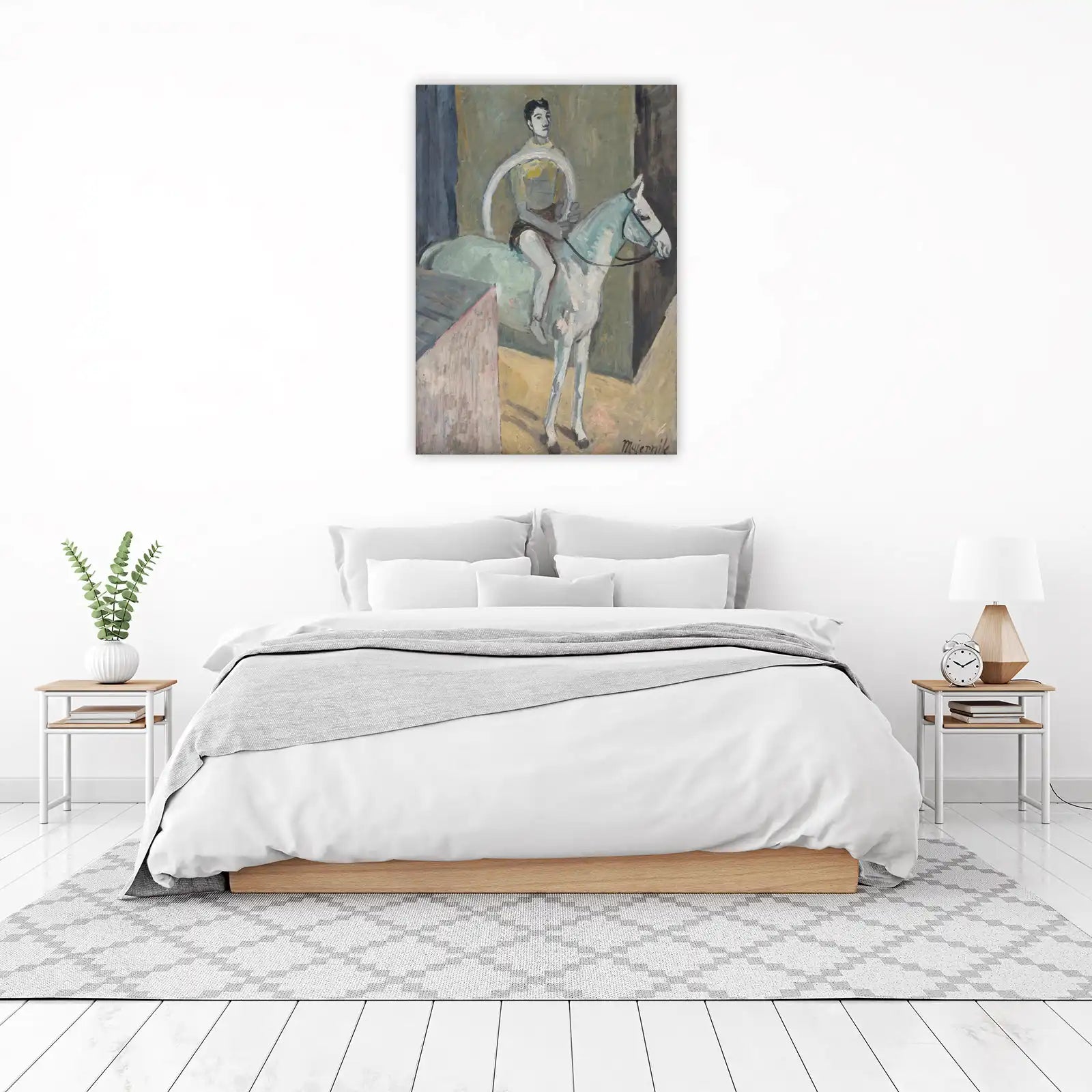 Circus Rider Horse Wall Art - Vintage Art