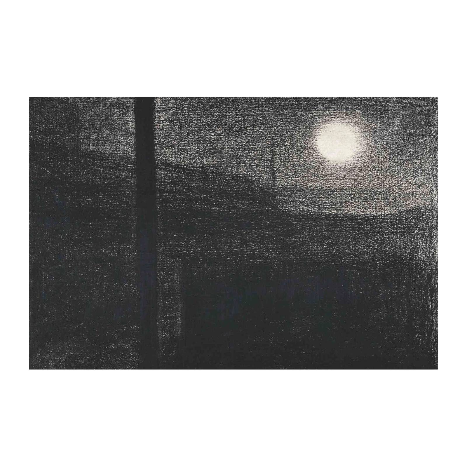 Mysterious Moonlit Tower Wall Art