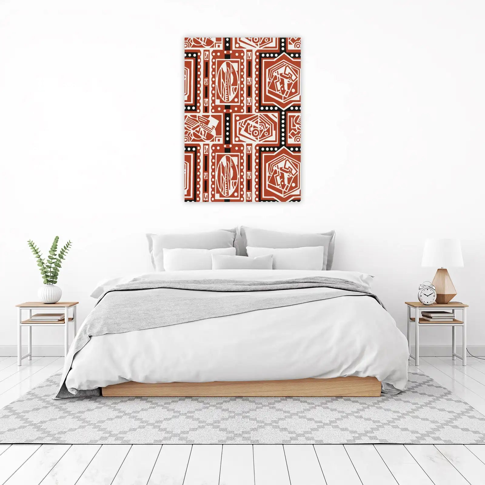 Geometric Mid-Century Modern Art Wall Art