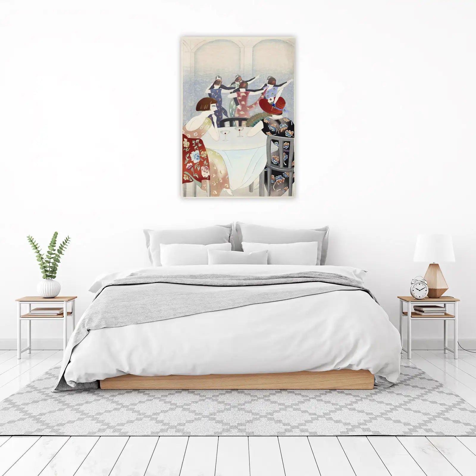 Art Deco Party Scene Wall Art