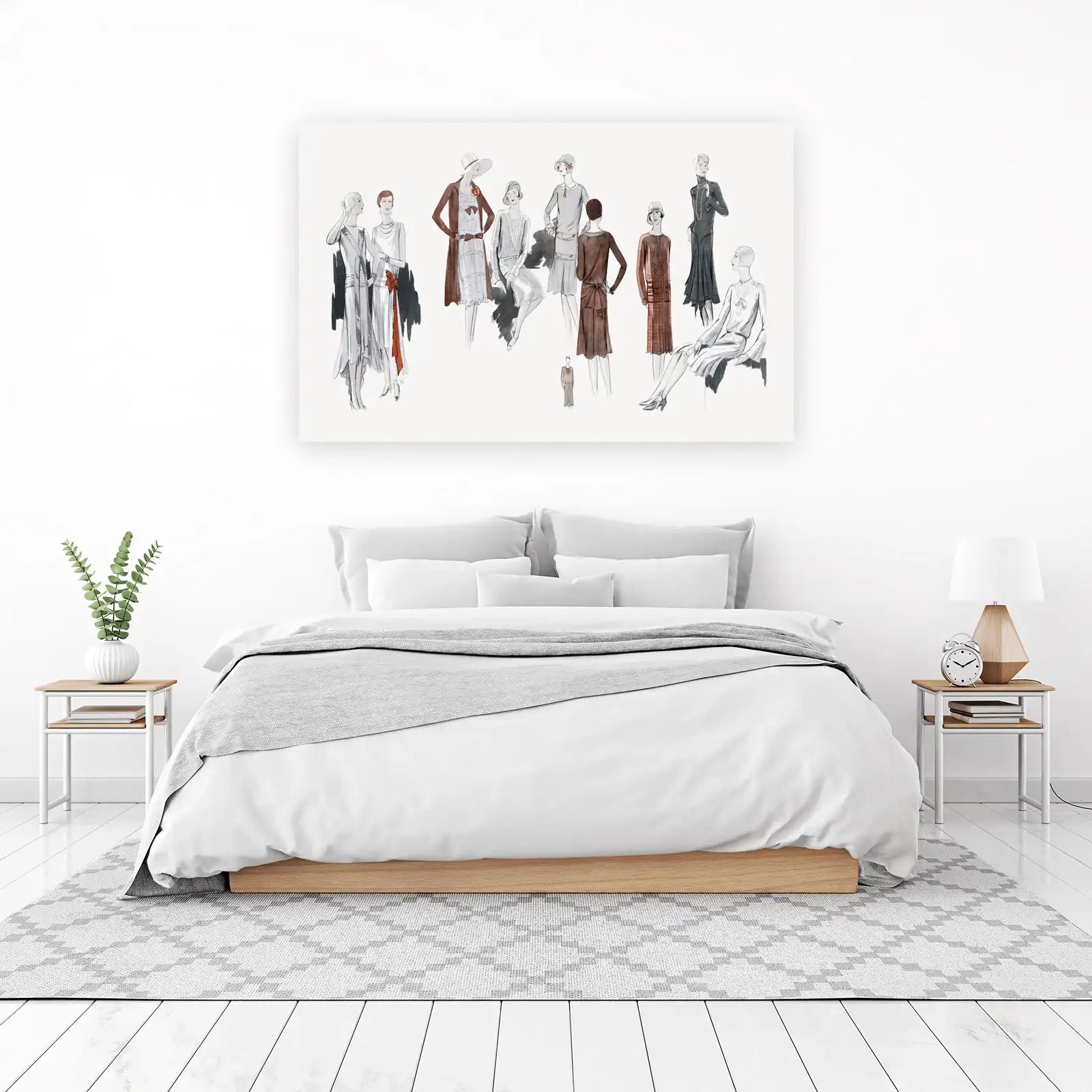 Art Deco Fashion Vintage Glamour Wall Art